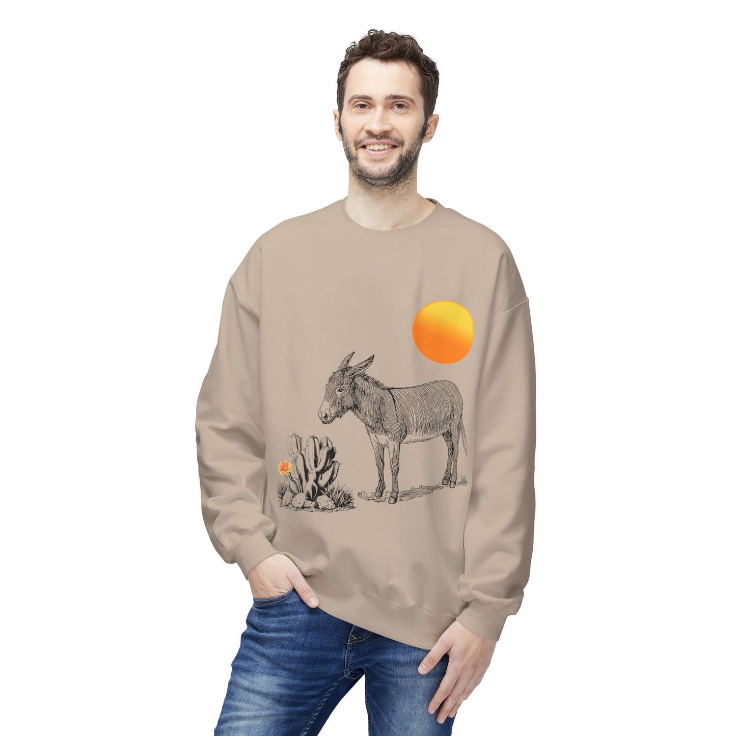 Desert Donkey - Adult Unisex Sweatshirt