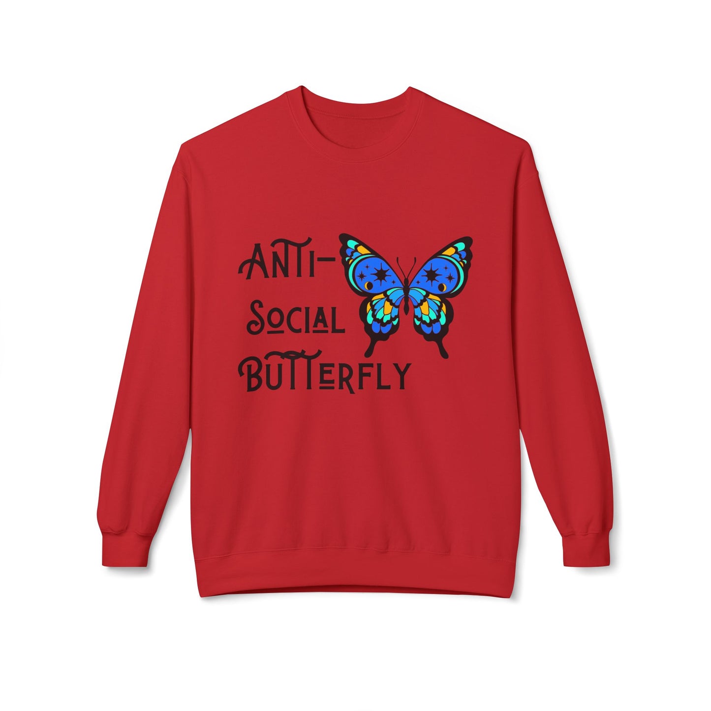 Anti-social - Adult Crewneck Sweatshirt