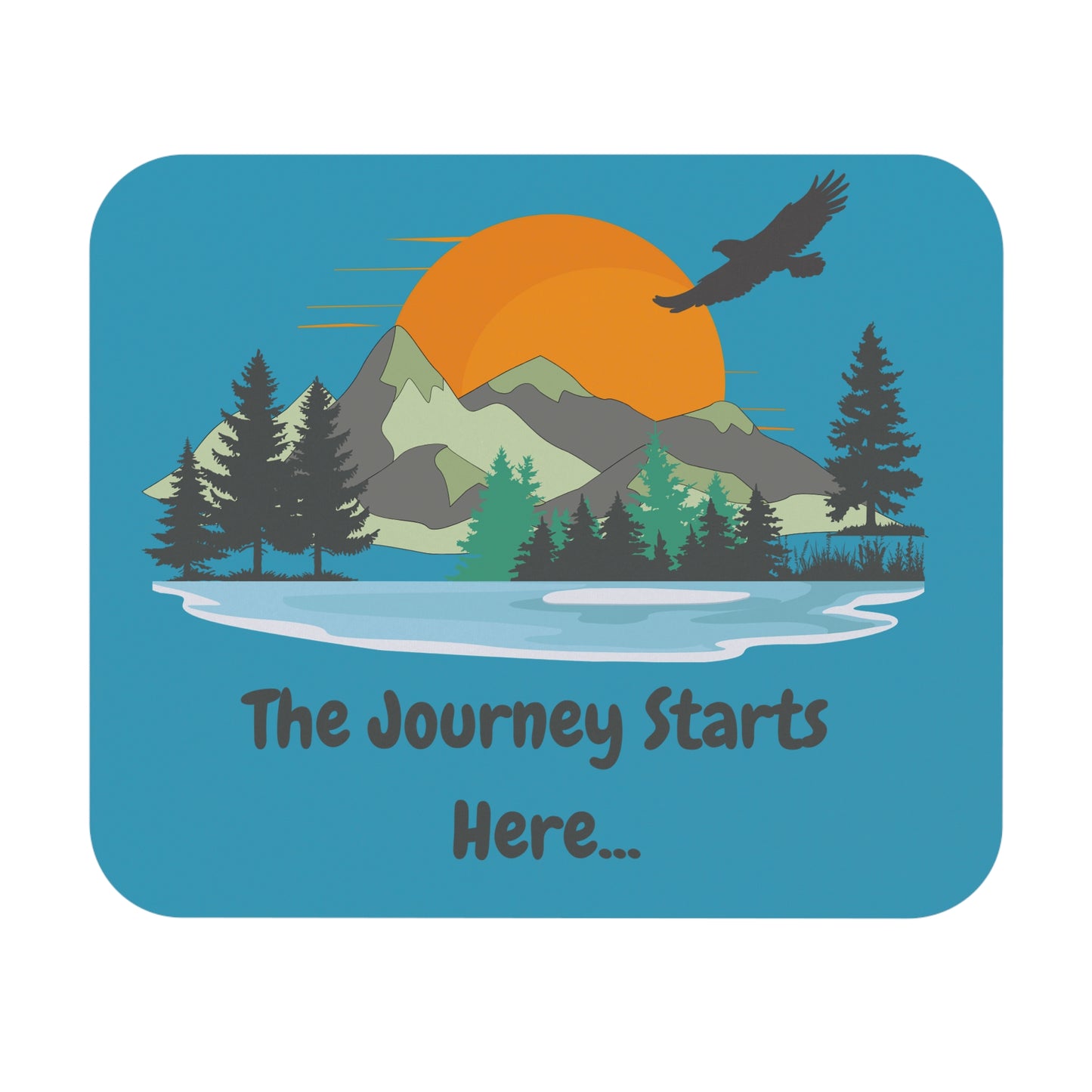 Journey Starts Here - Mouse Pad (Rectangle)