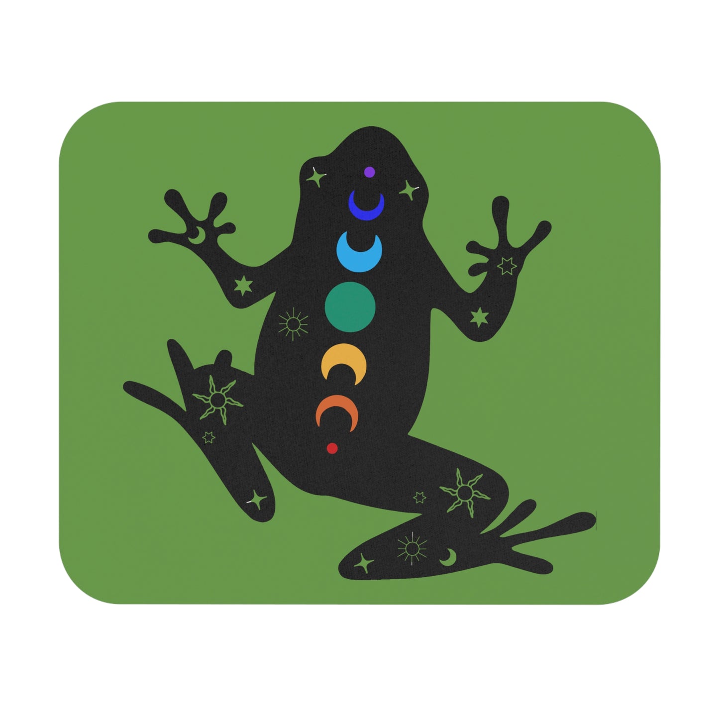 Frog Chakras - Mouse Pad (Rectangle)