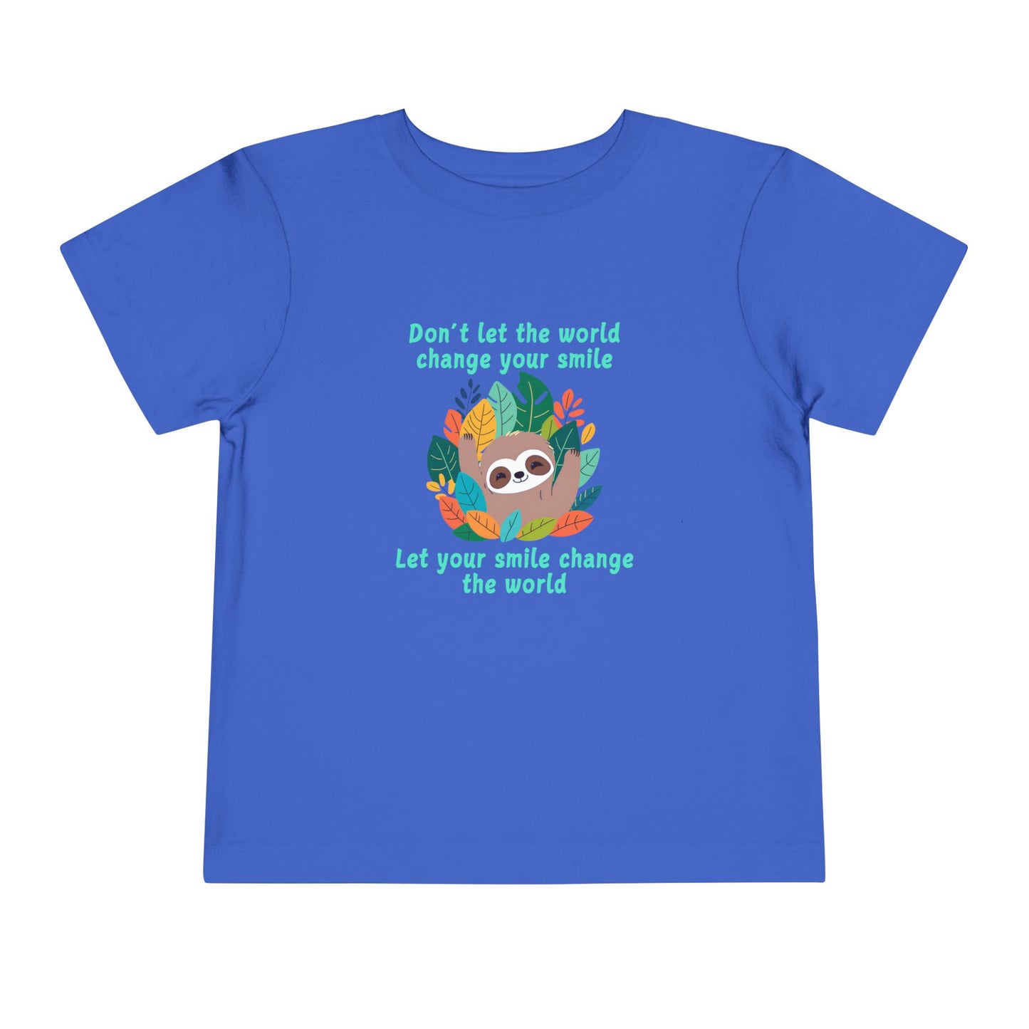 Sloth Smile - Toddler Short Sleeve Tee