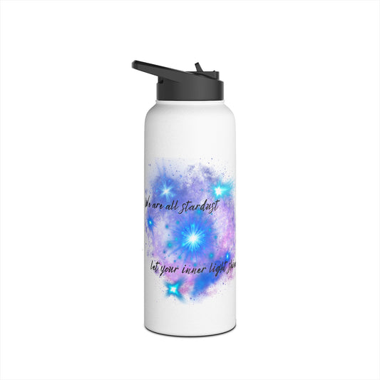 Let Your Inner Light Shine - Stainless Steel Water Bottle, Standard Lid