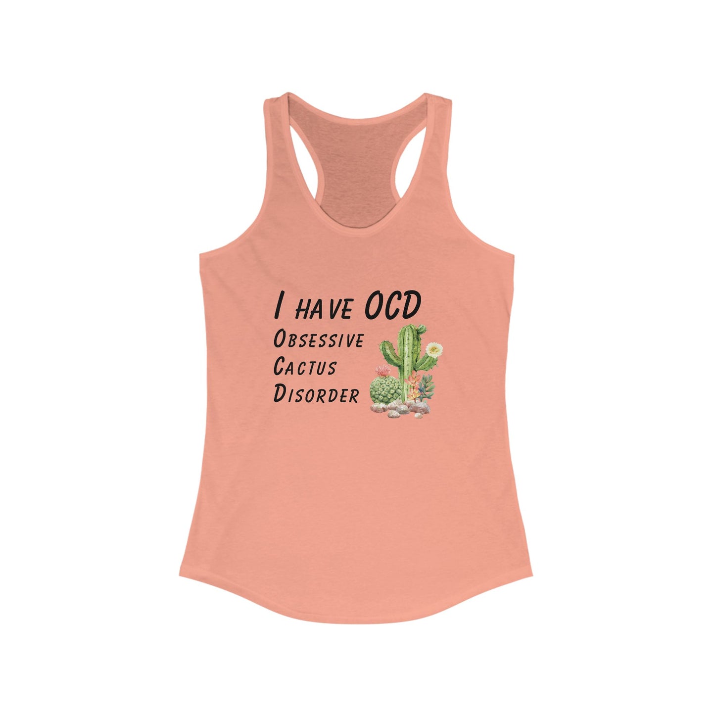 OCD Cactus - Racerback Tank