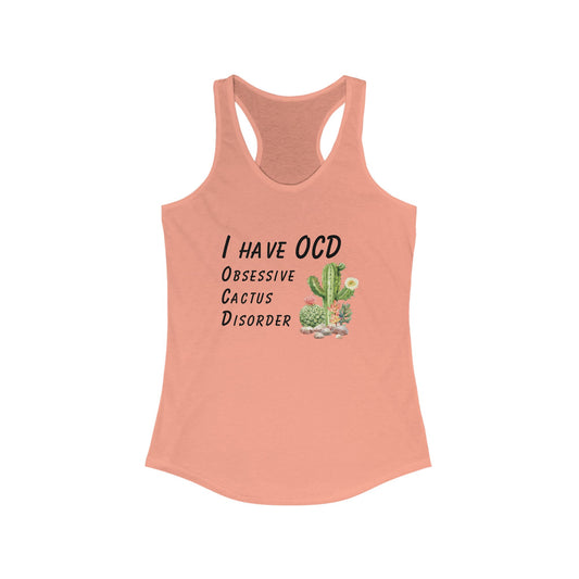 OCD Cactus - Racerback Tank