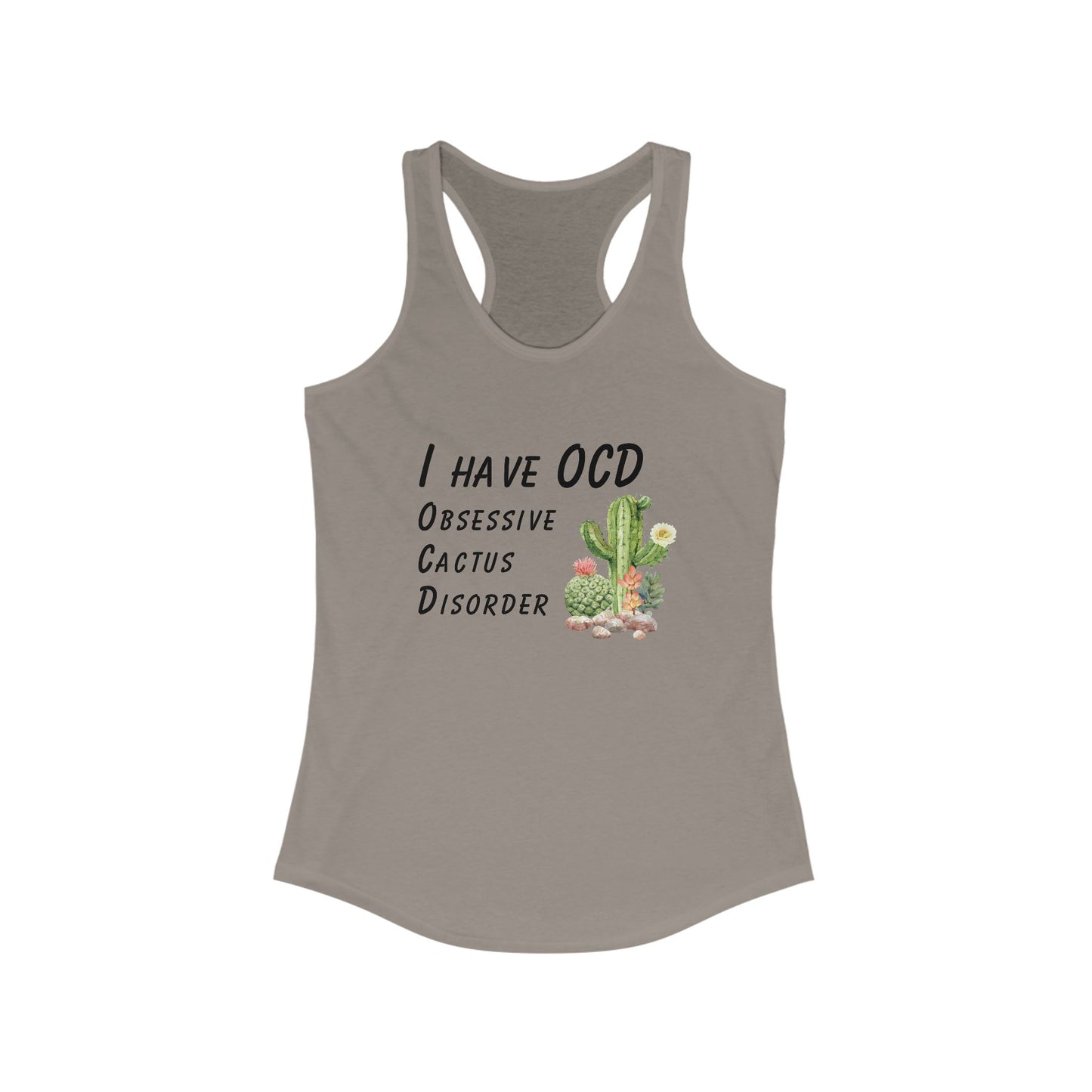 OCD Cactus - Racerback Tank