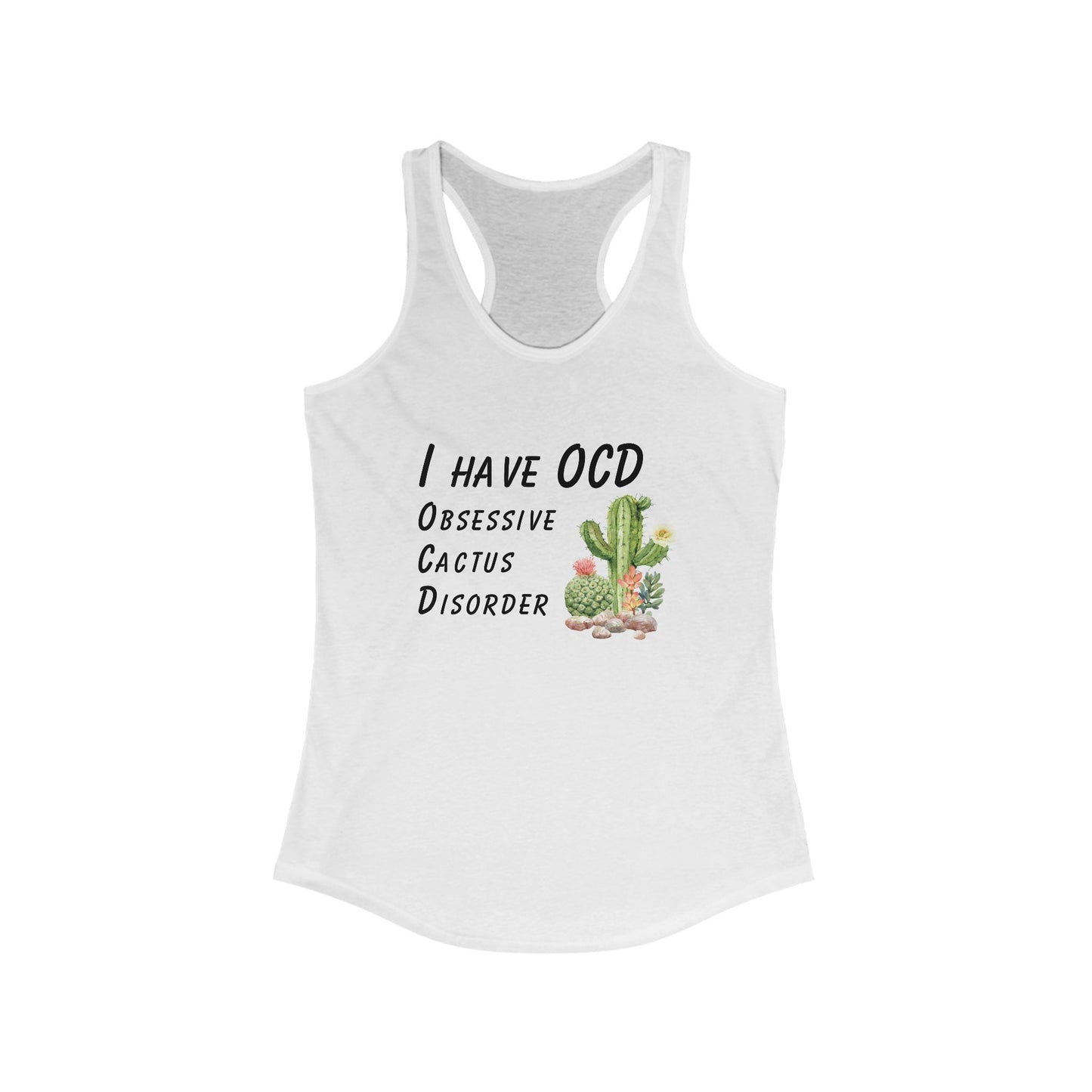 OCD Cactus - Racerback Tank