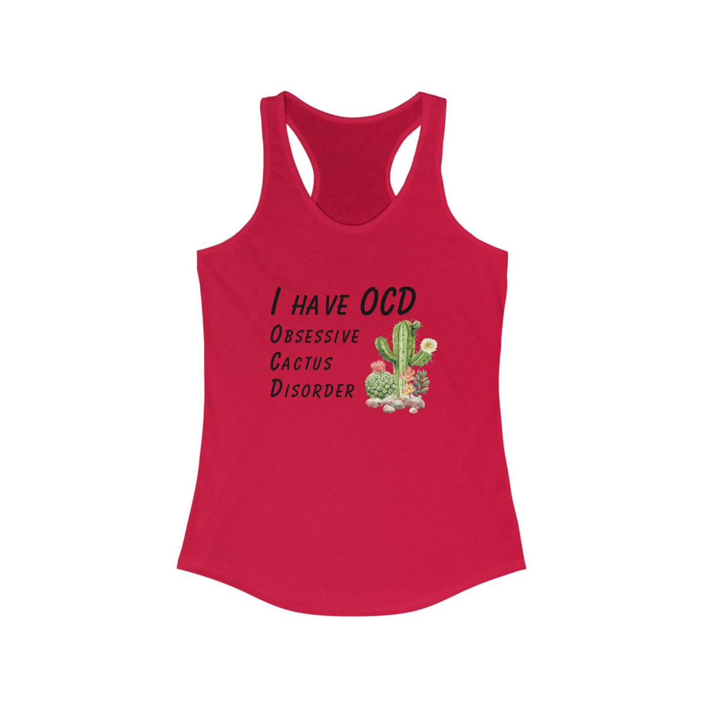 OCD Cactus - Racerback Tank