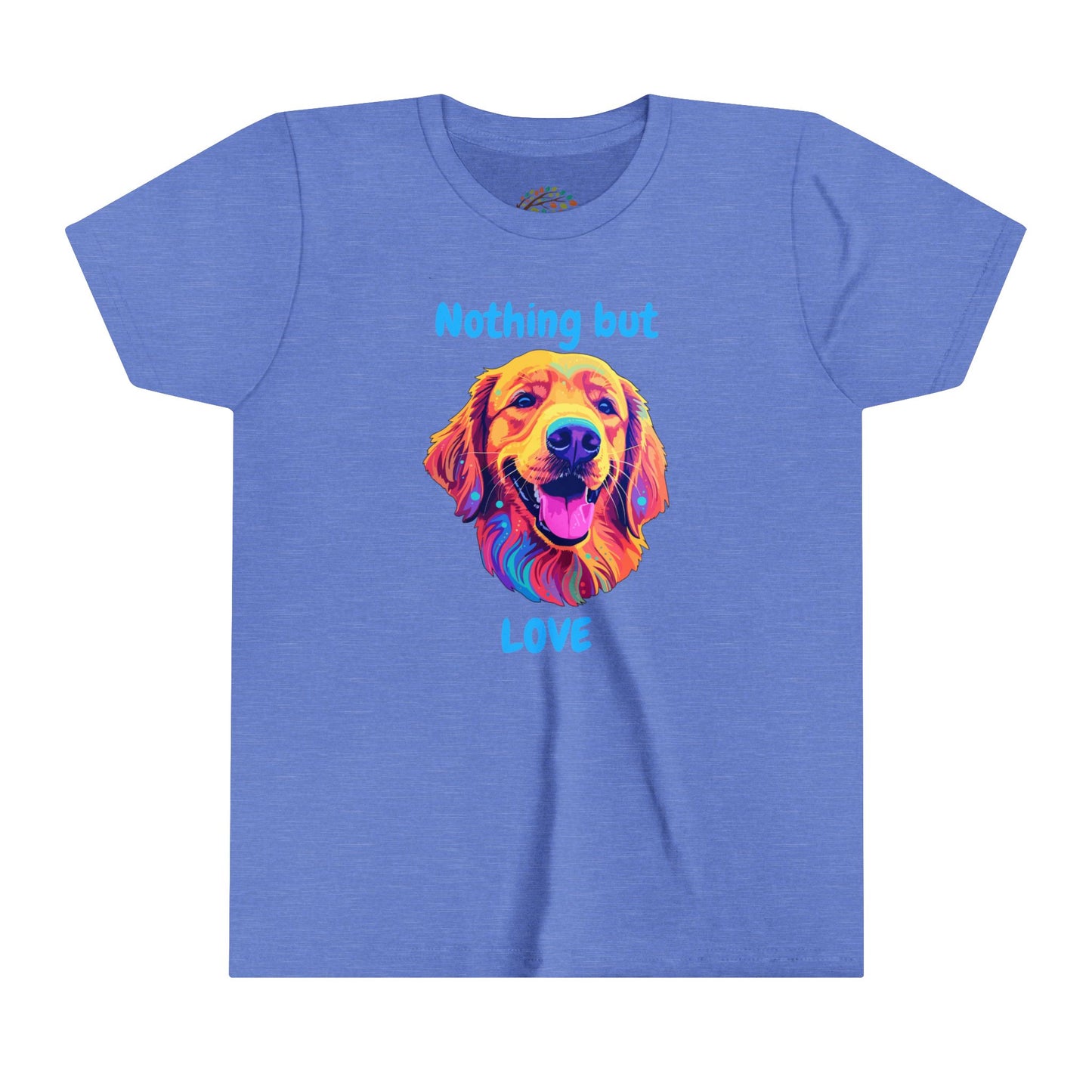 Nothin But Love - Youth Tee - Golden Retriever Design