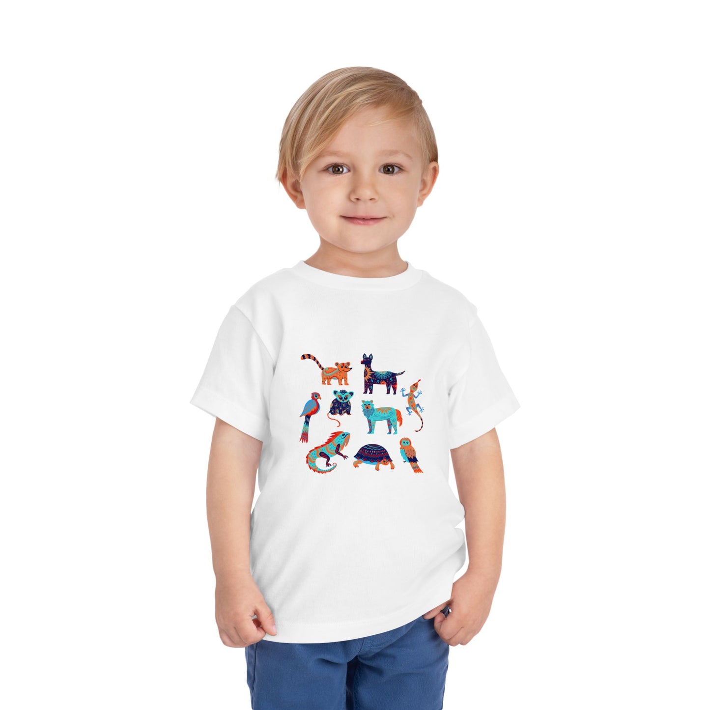 Animal Party - Toddler Short Sleeve Tee