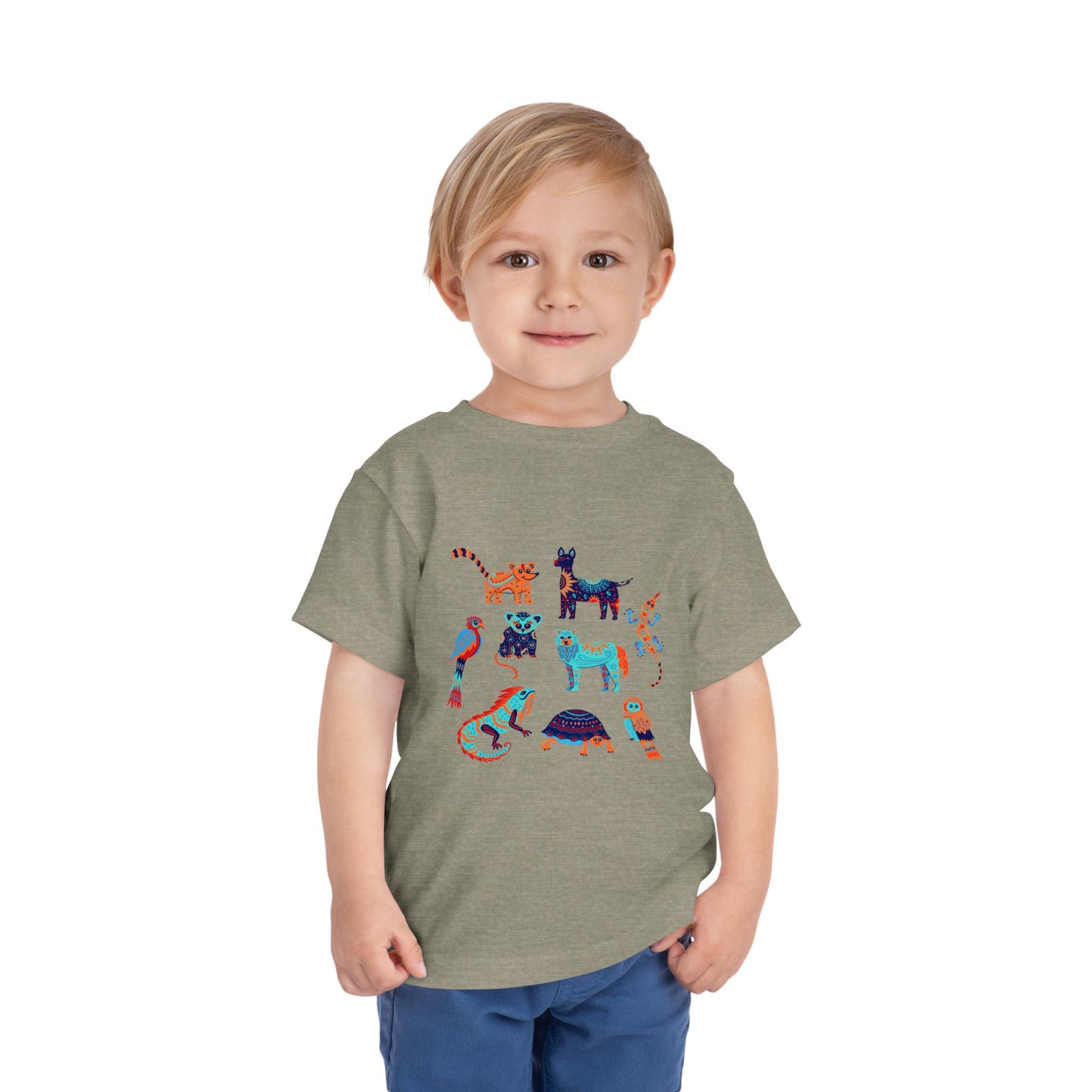 Animal Party - Toddler Short Sleeve Tee