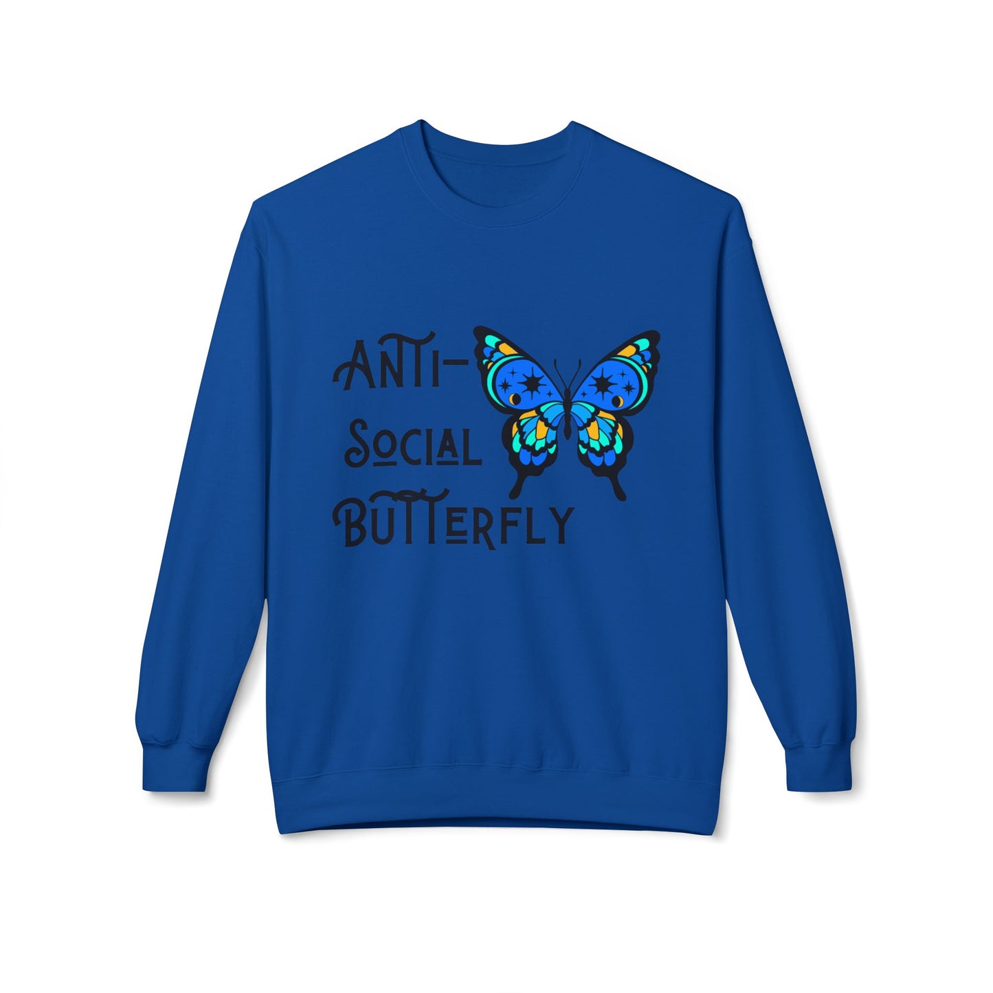 Anti-social - Adult Crewneck Sweatshirt