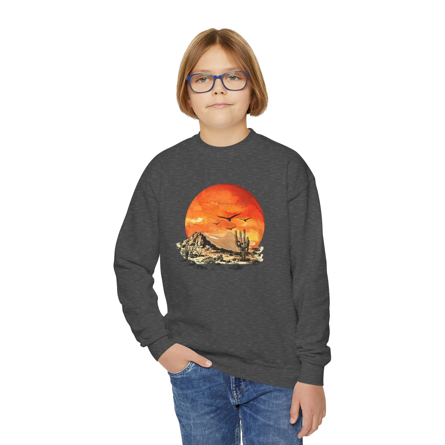 Desert Sun - Youth Crewneck Sweatshirt