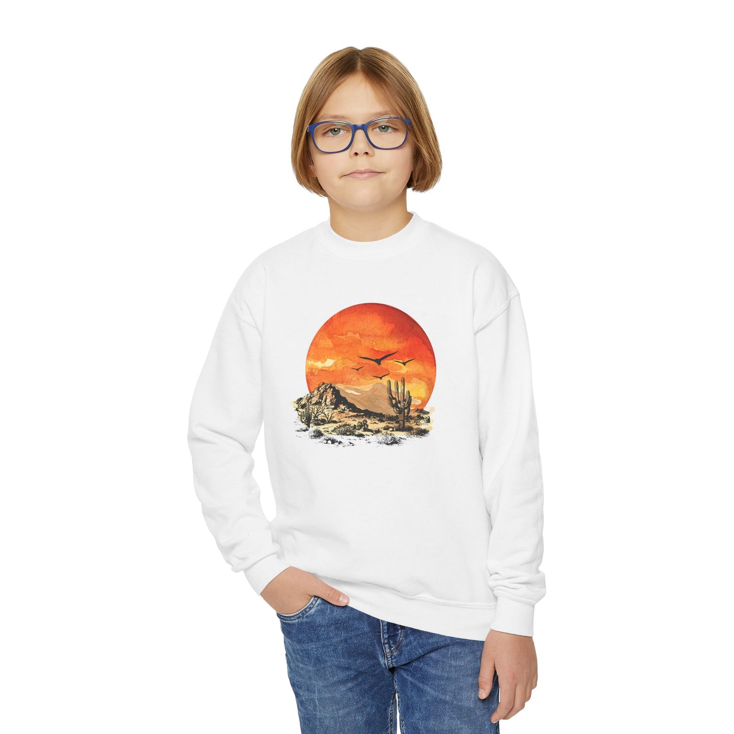 Desert Sun - Youth Crewneck Sweatshirt