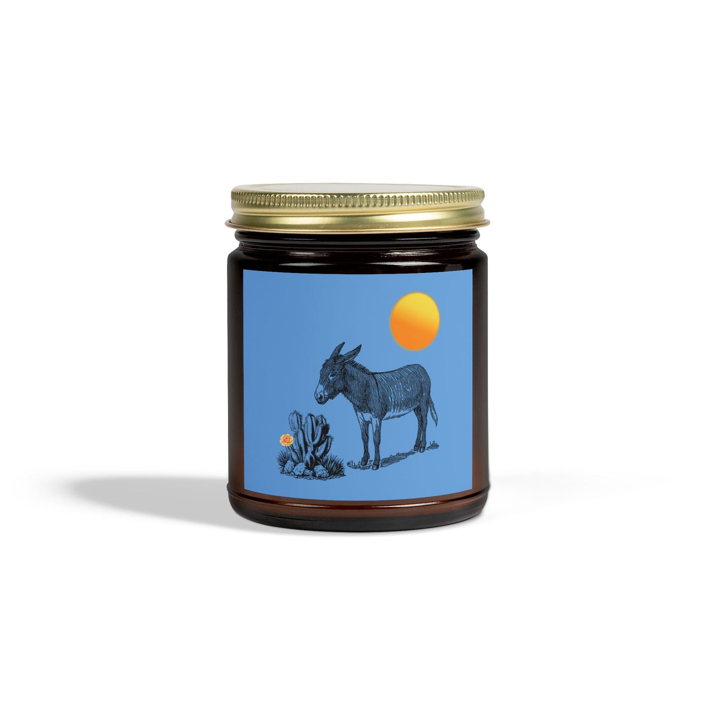 Desert Donkey - Scented Coconut Apricot Candles (4oz, 9oz)