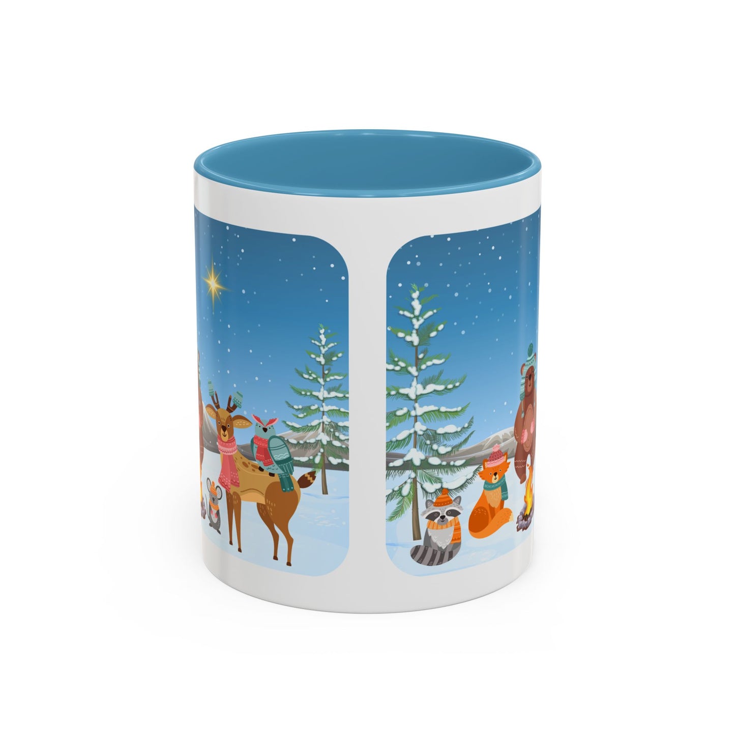 Winter Animal Party - Accent Coffee Mug (11, 15oz)