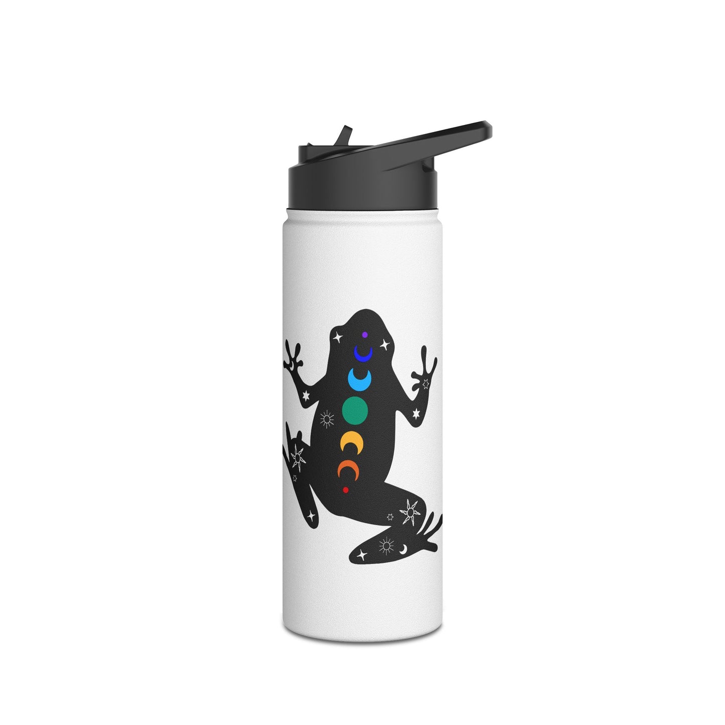 Healing Frog - Stainless Steel Water Bottle, Standard Lid