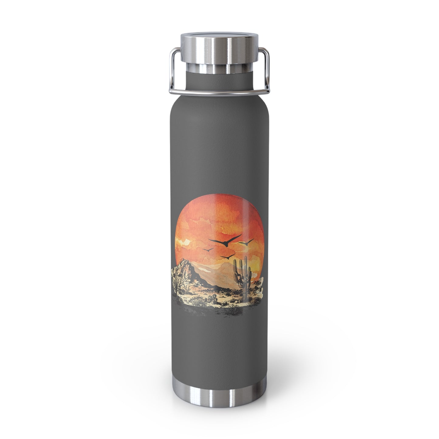 Desert Sun - Copper Vacuum Insulated Bottle, 22oz