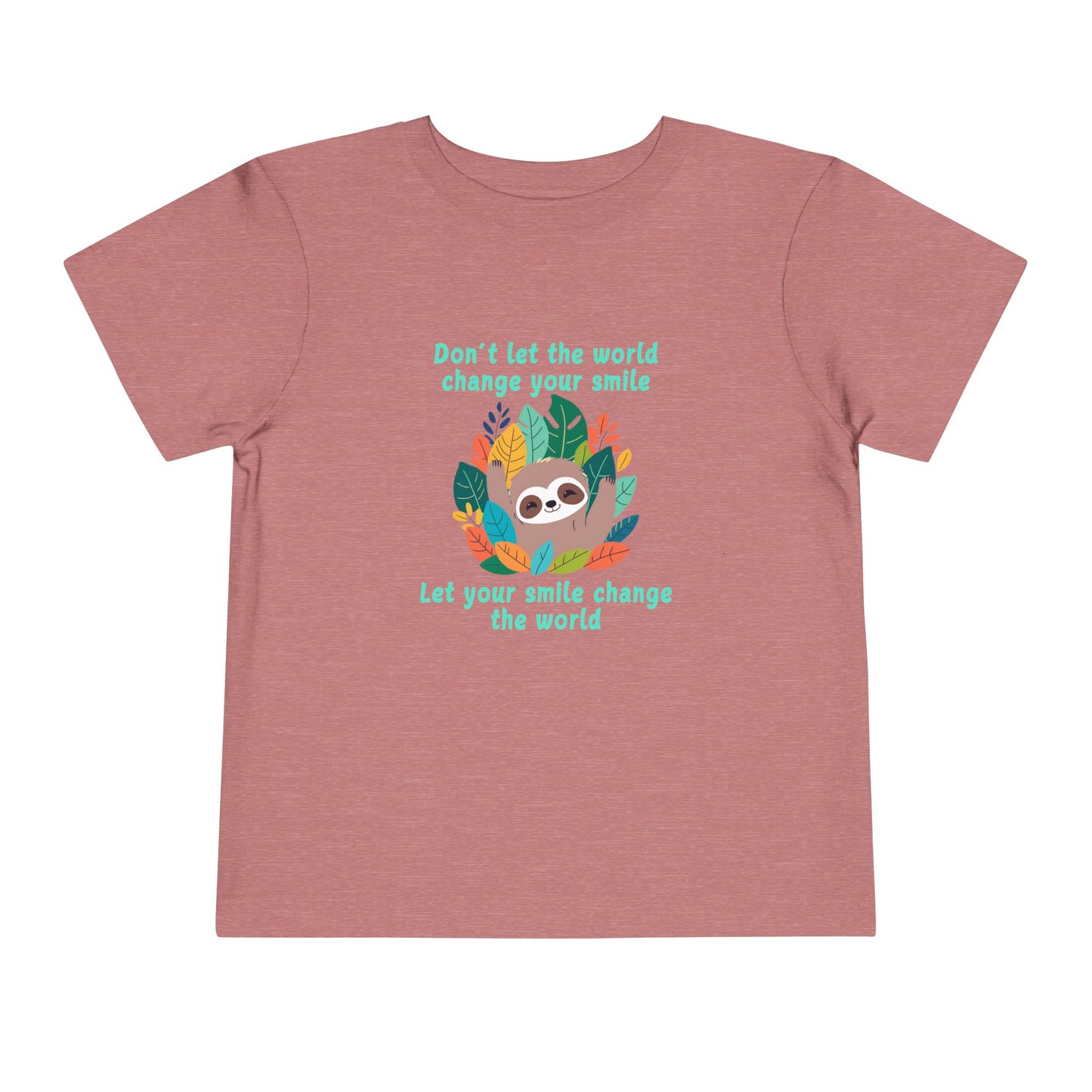 Sloth Smile - Toddler Short Sleeve Tee