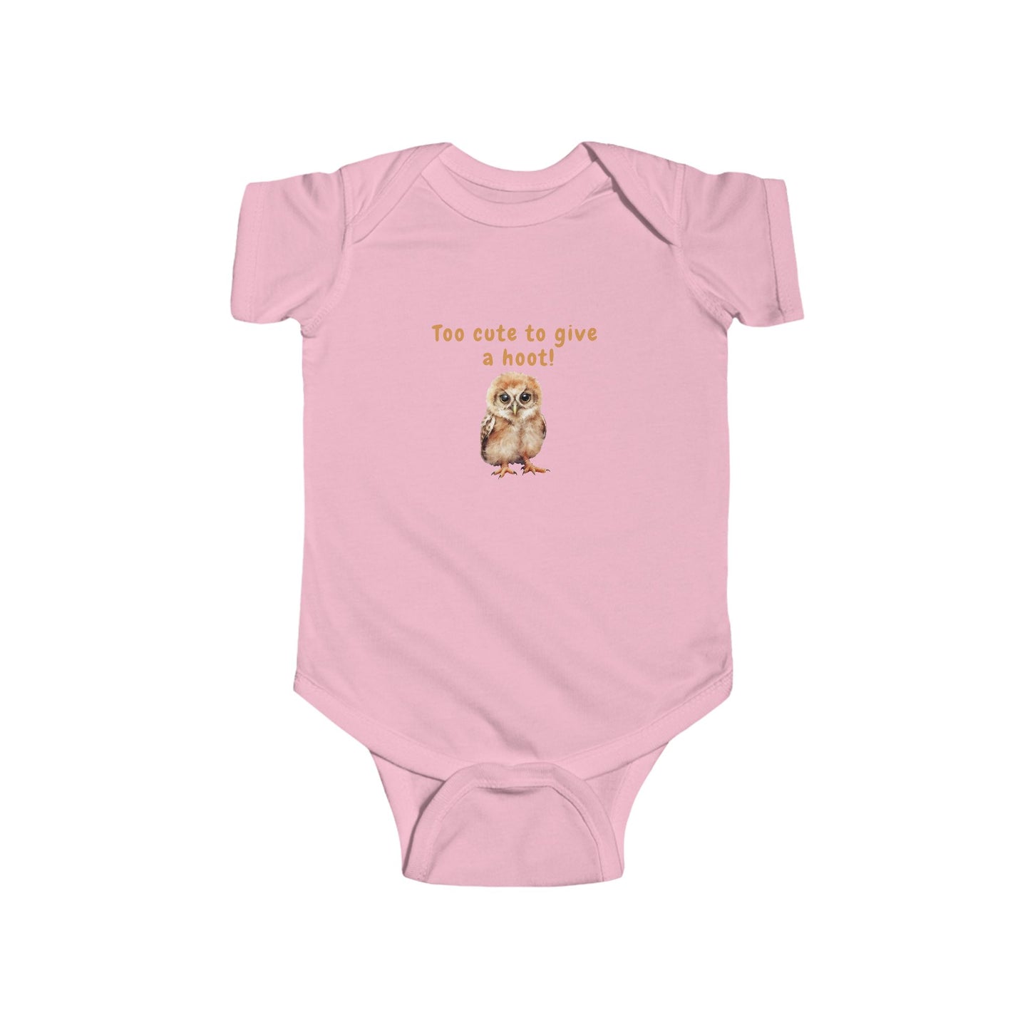 Too Cute to Give a Hoot - Infant Bodysuit - Adorable Owl