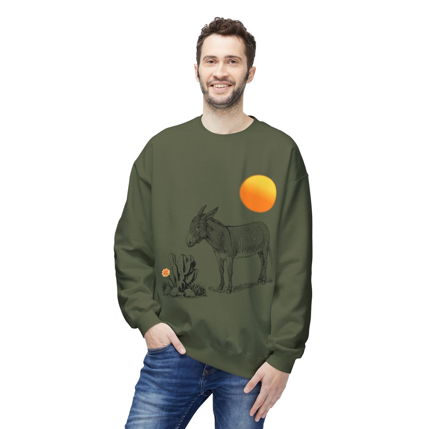 Desert Donkey - Adult Unisex Sweatshirt