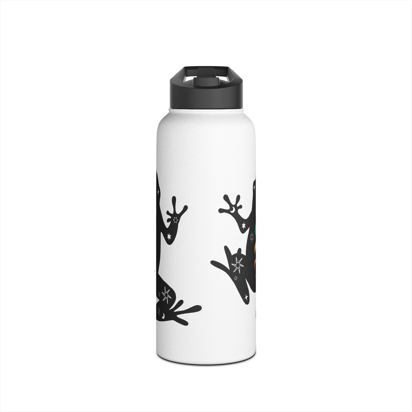 Healing Frog - Stainless Steel Water Bottle, Standard Lid