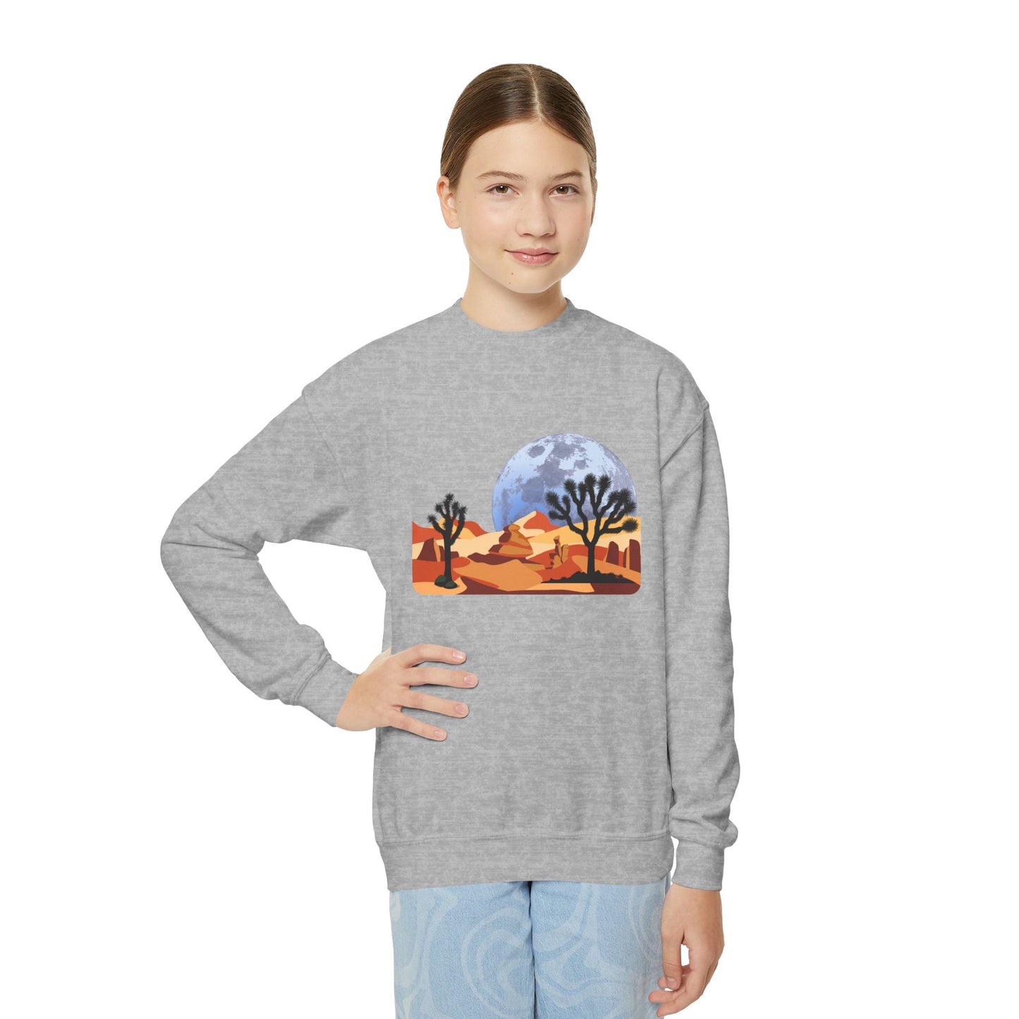 Desert Vibes - Youth Crewneck Sweatshirt