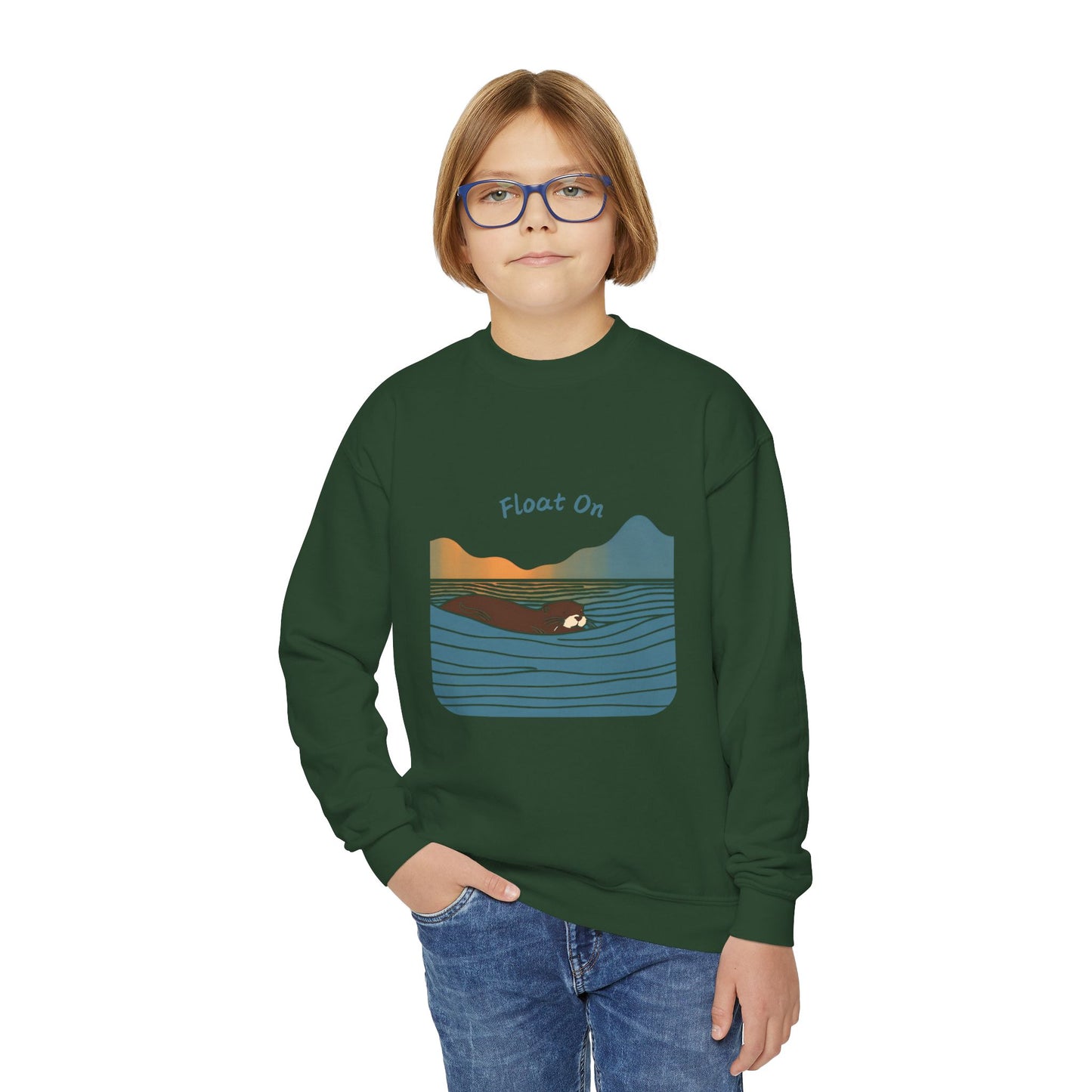 Float On - Youth Crewneck Sweatshirt