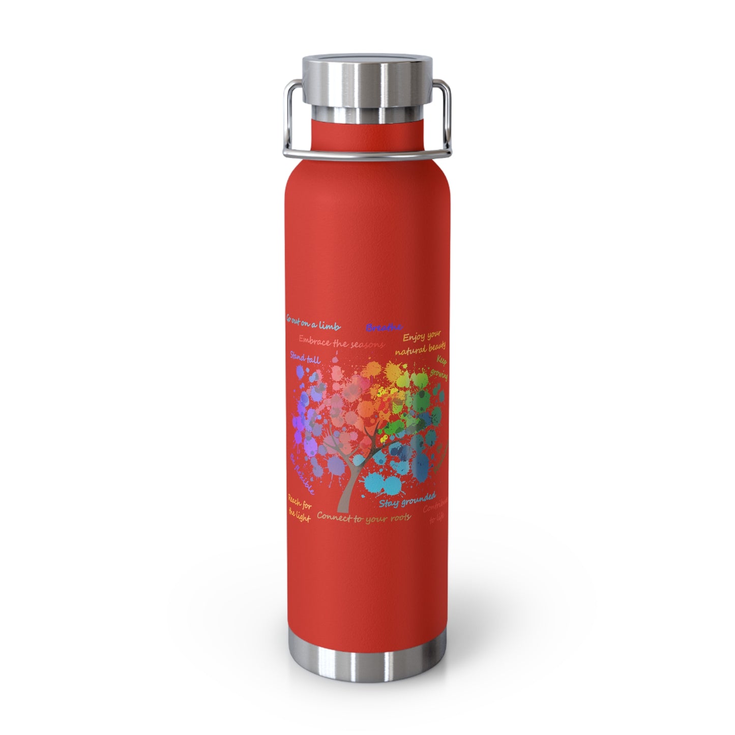 Tree of Life - Copper Vacuum Insulated Bottle, 22oz