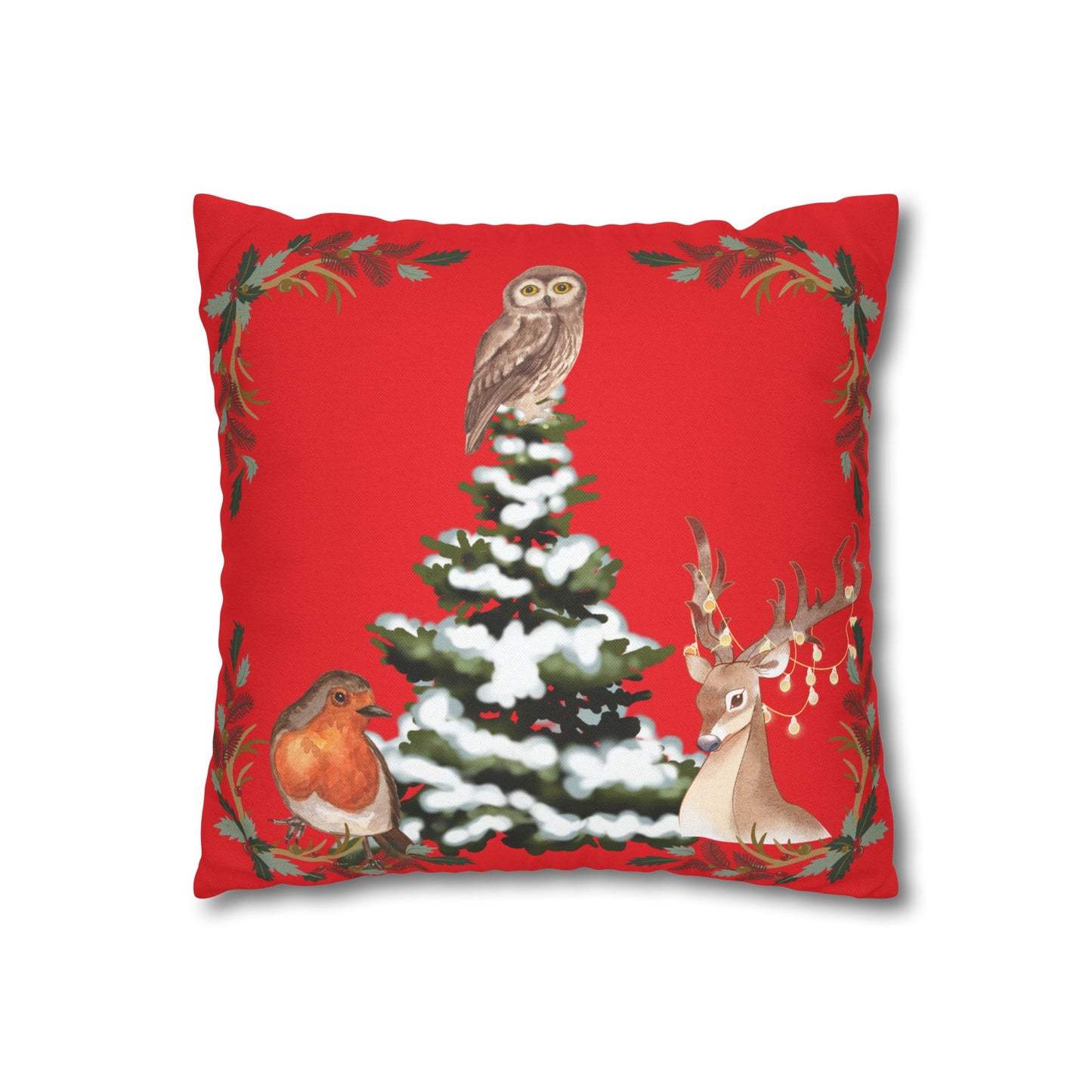 Winter Tree - Square Pillowcase - Various Sizes