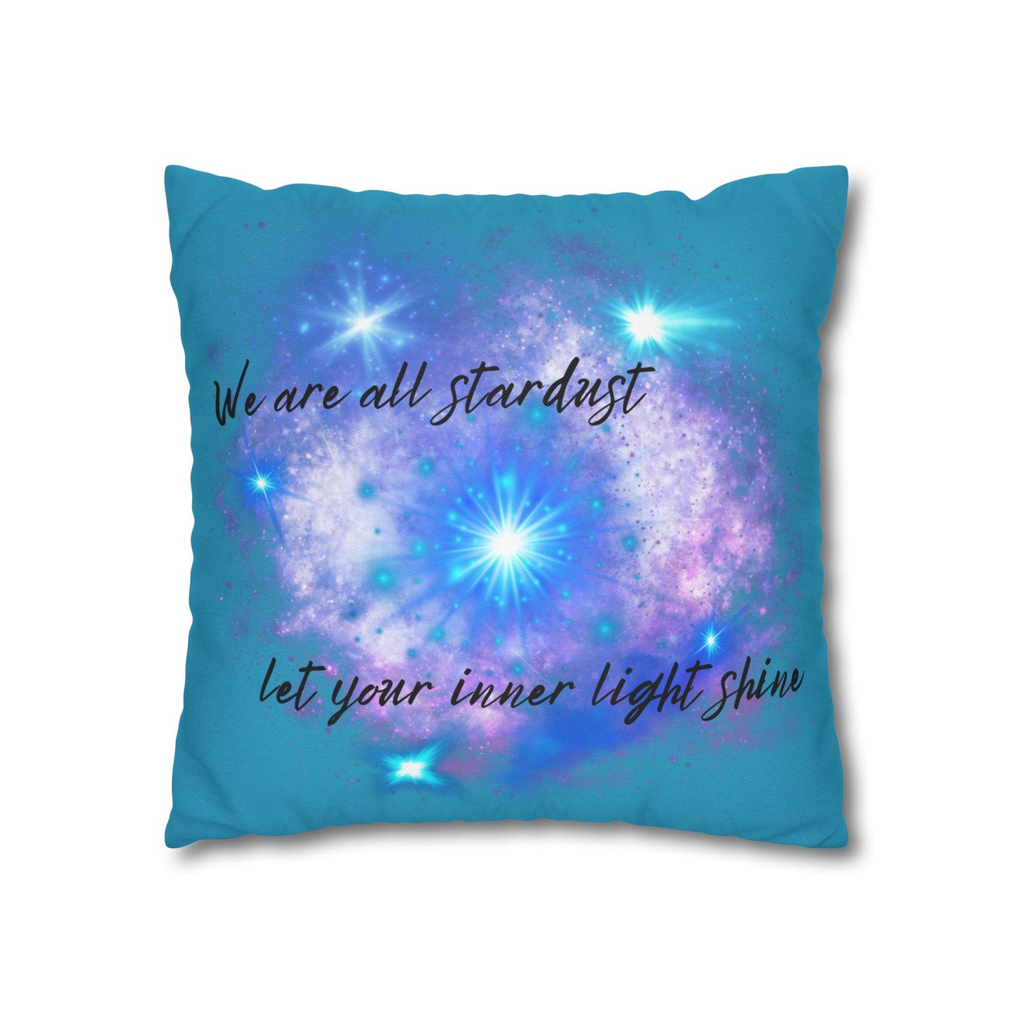 Let Your Inner Light Shine - Accent Square Pillowcases - Various Sizes