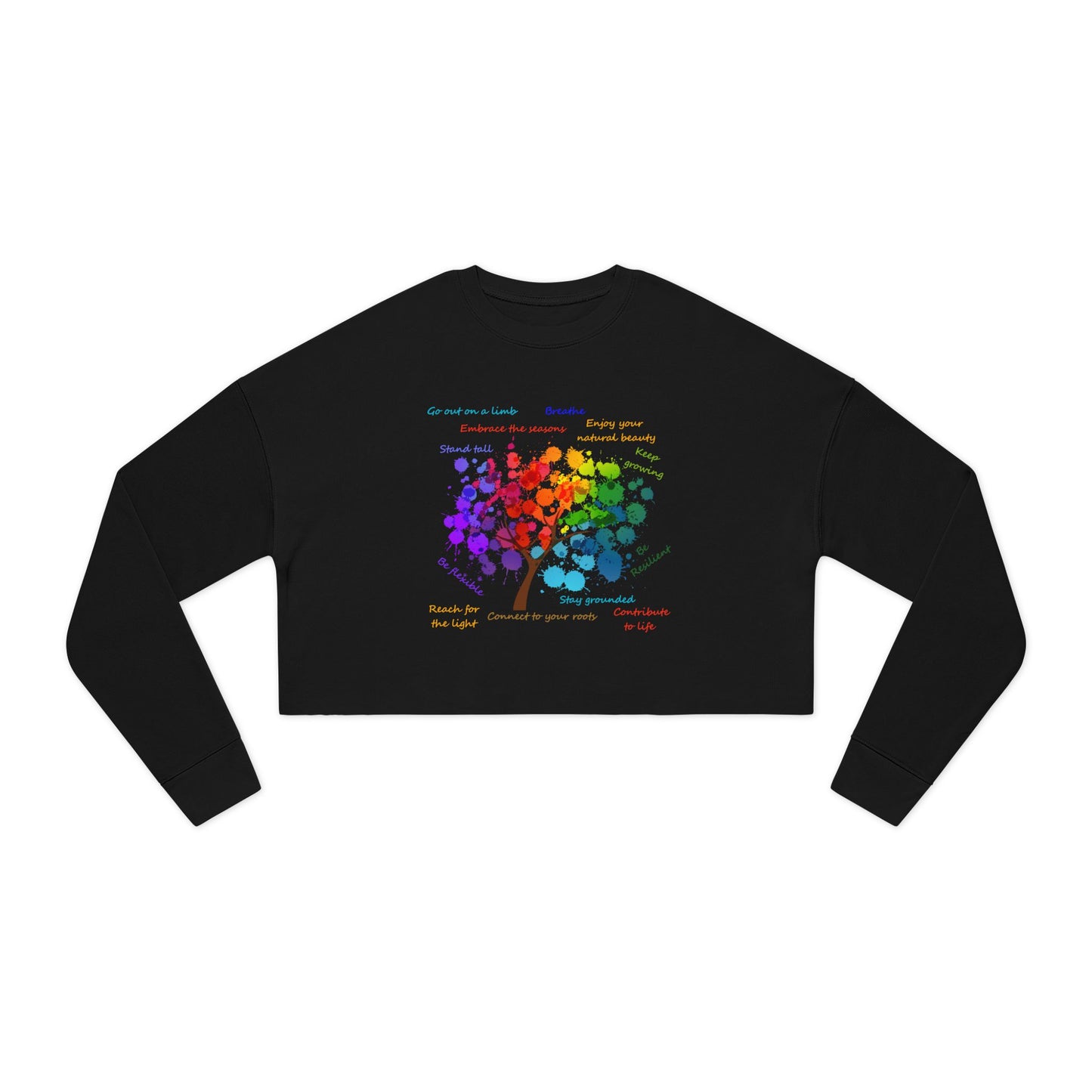 Tree of Life - Women's Cropped Sweatshirt