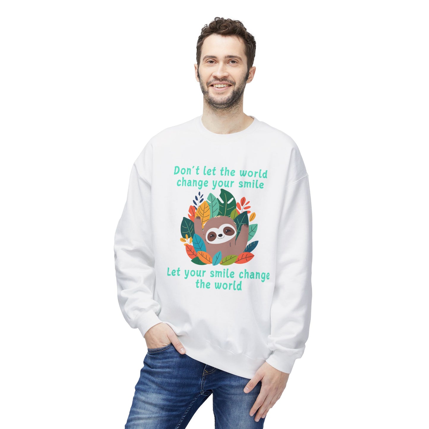 Sloth Smile - Adult Unisex Sweatshirt