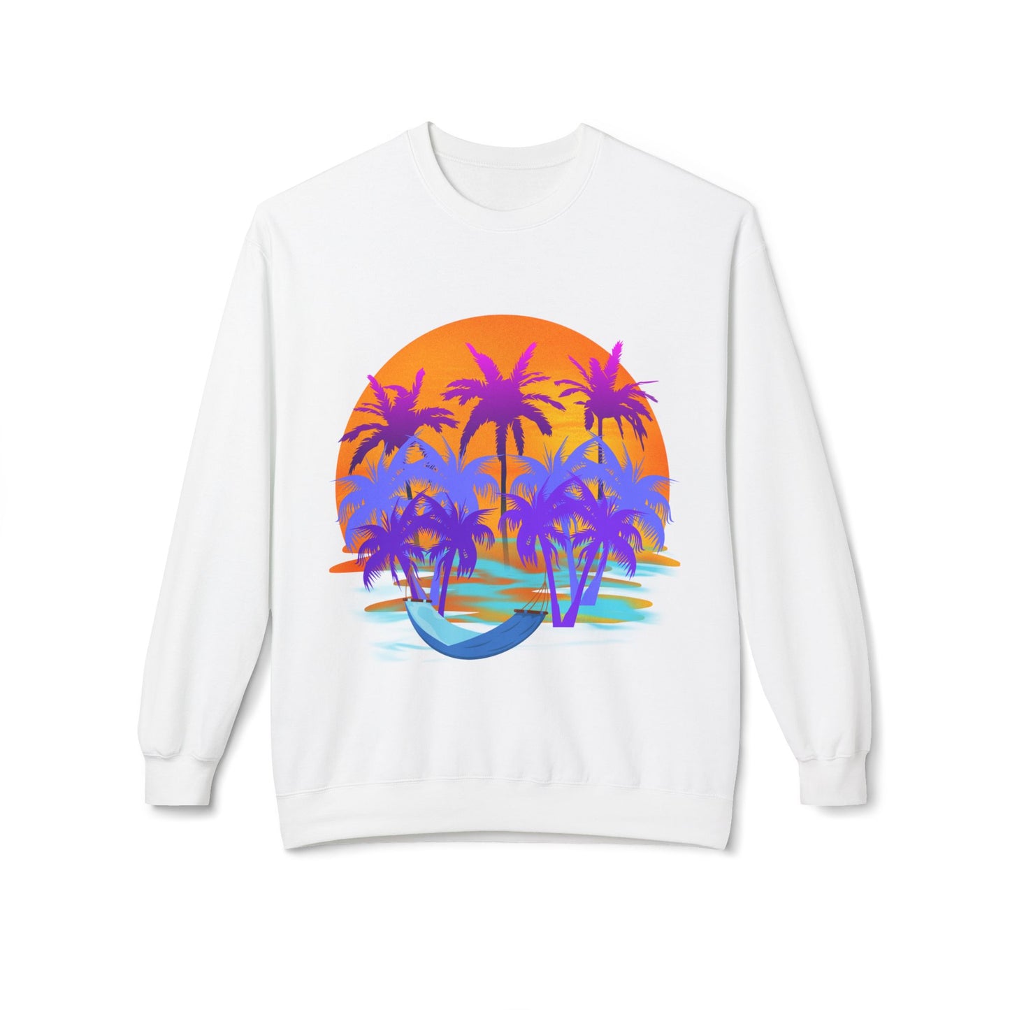 Tropical Paradise - Adult Crewneck Sweatshirt