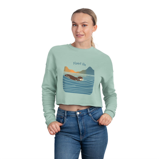 Float On - Women's Cropped Sweatshirt