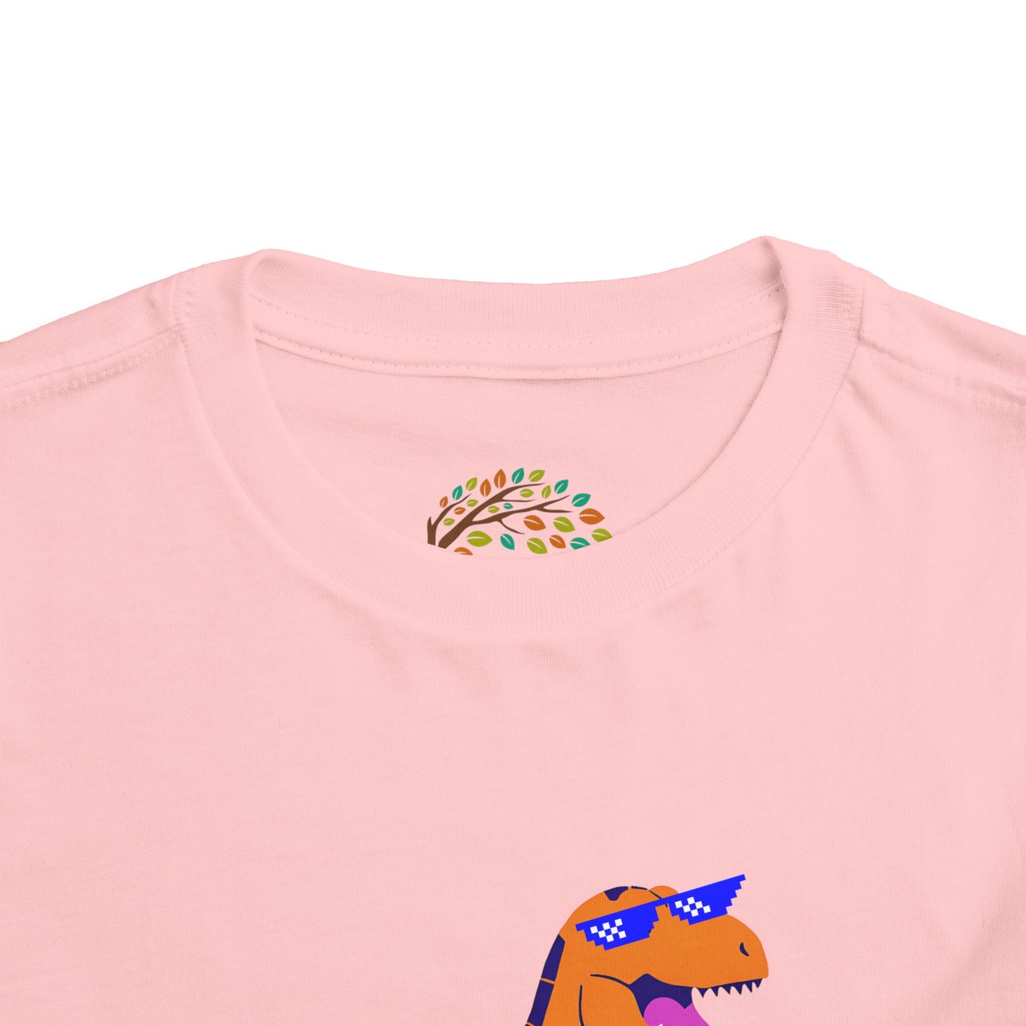 Retro T-Rex - Toddler Short Sleeve Tee