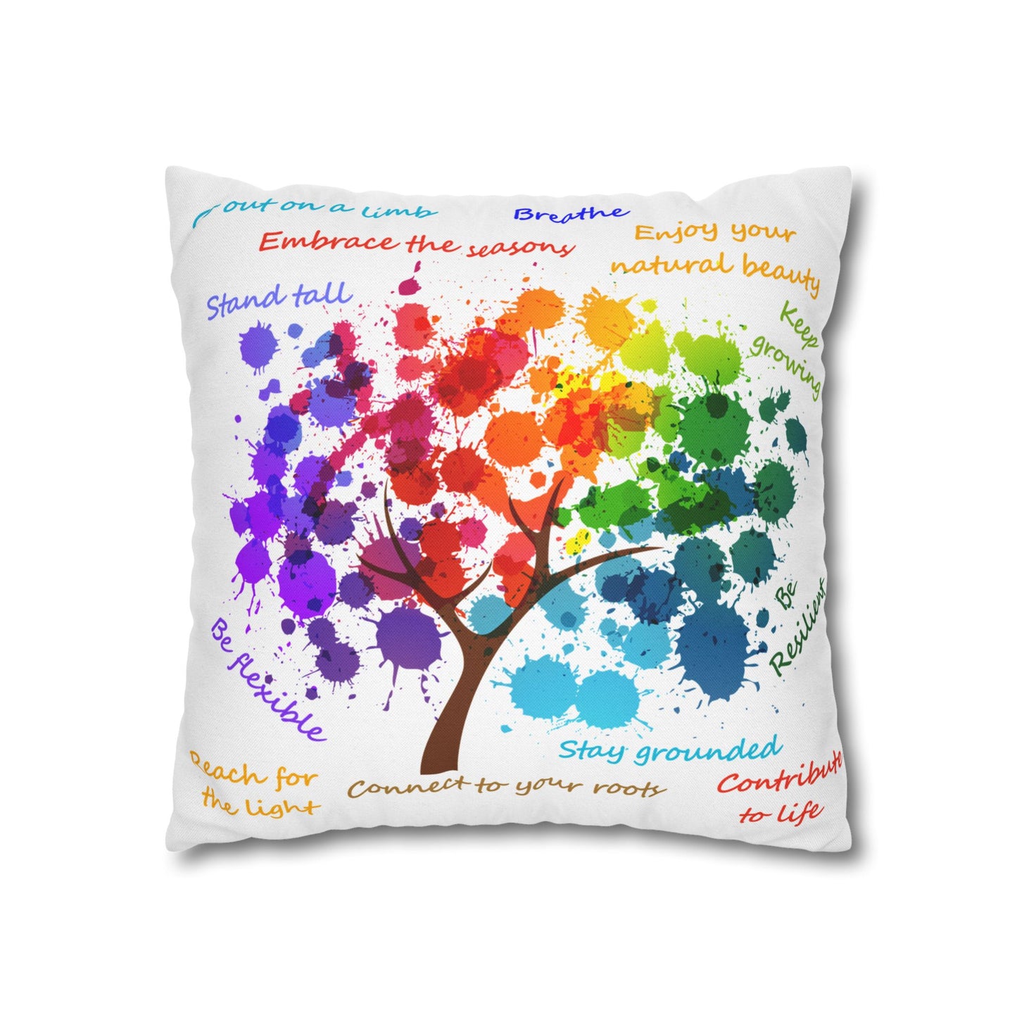 Tree Of Life - Accent Square Pillowcase - Various Sizes