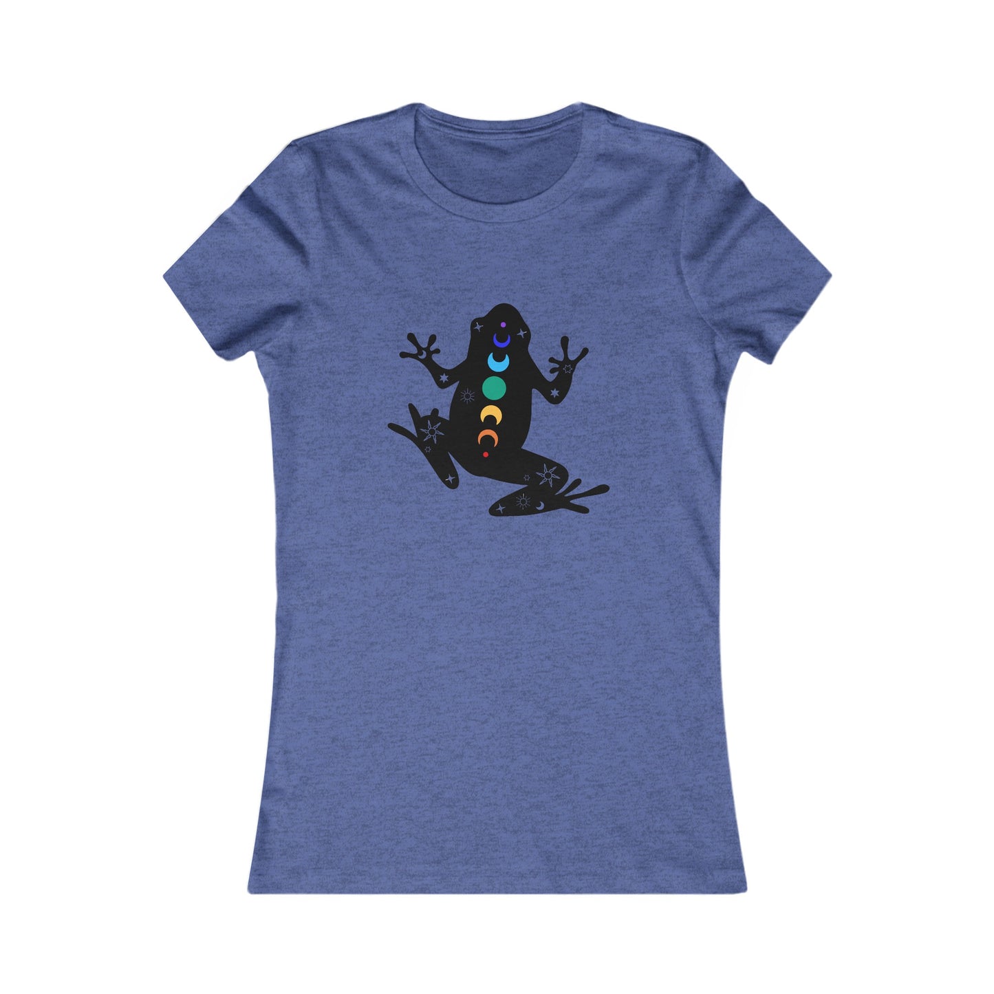 Frog Chakra Women's Tee - Colorful Design