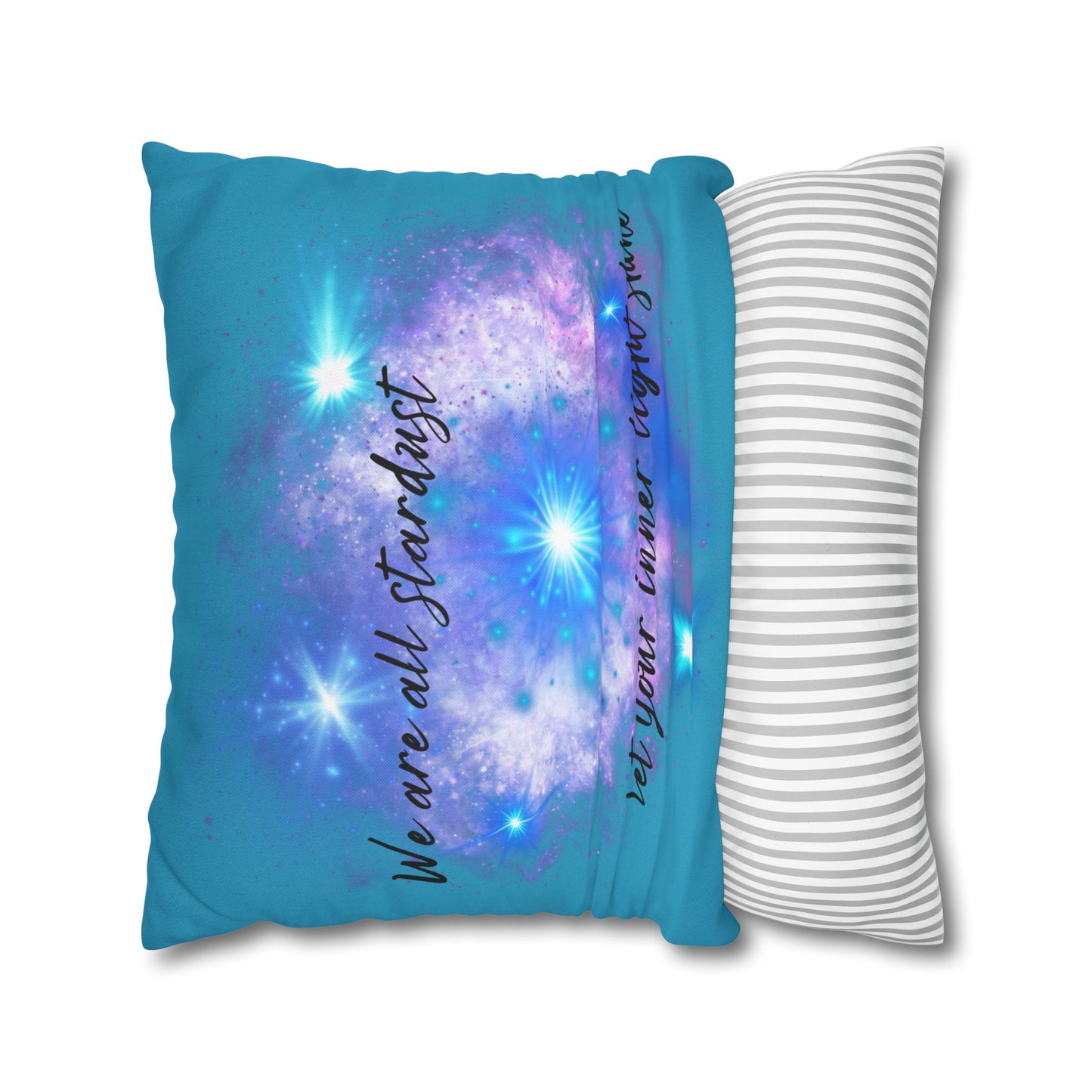 Let Your Inner Light Shine - Accent Square Pillowcases - Various Sizes