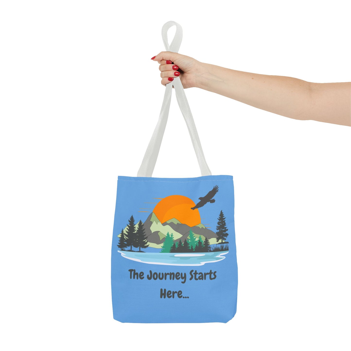 Journey Starts Here - Tote Bag (AOP)