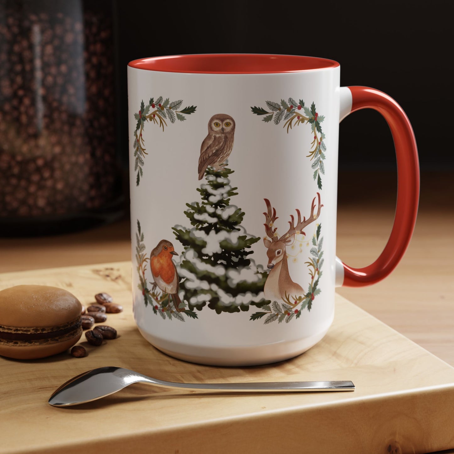 Winter Tree - Accent Coffee Mug (11, 15oz)