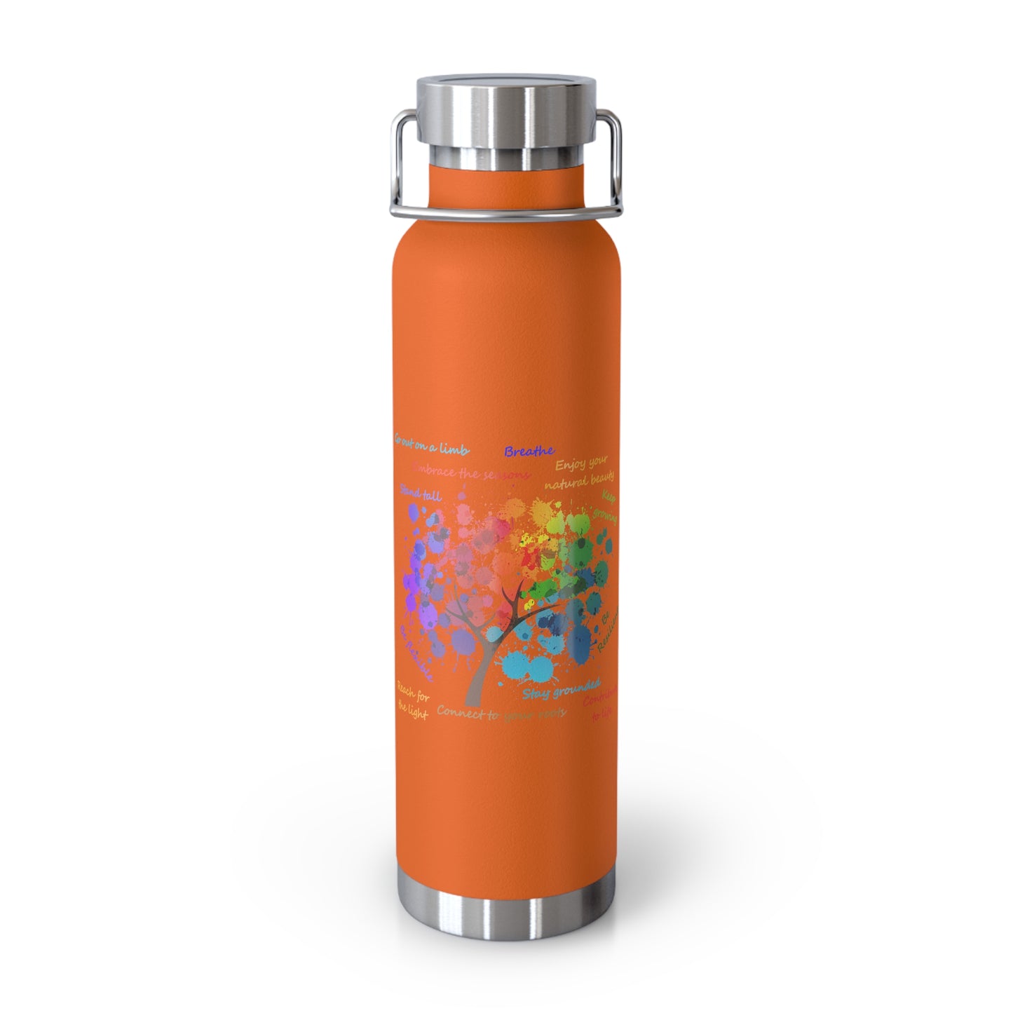 Tree of Life - Copper Vacuum Insulated Bottle, 22oz