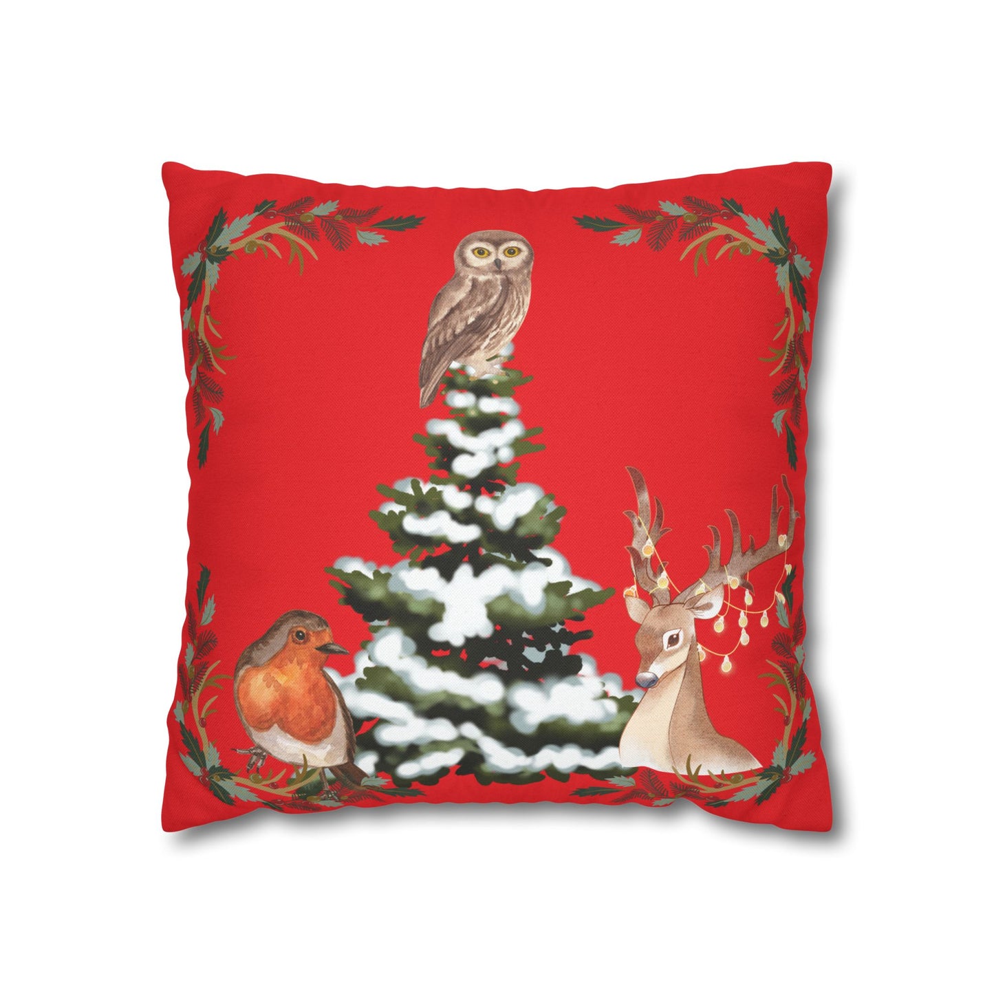 Winter Tree - Square Pillowcase - Various Sizes