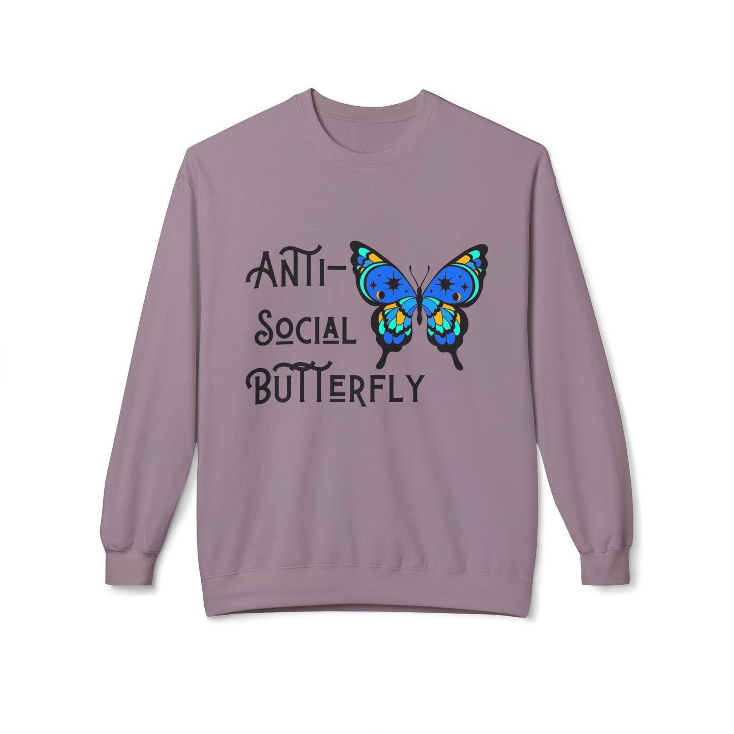 Anti-social - Adult Crewneck Sweatshirt