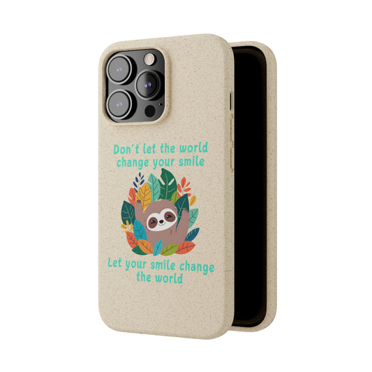 Sloth Smile - Biodegradable Phone Cases