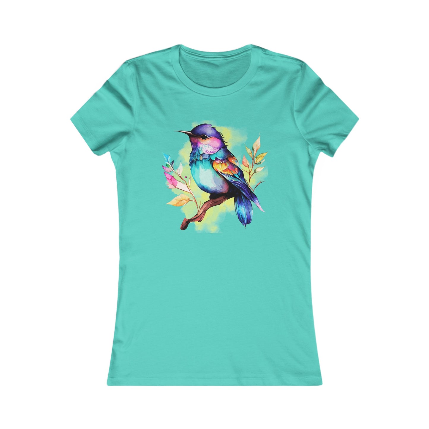 Beautiful Bird - Women's Tee - Bright and Colorful Design