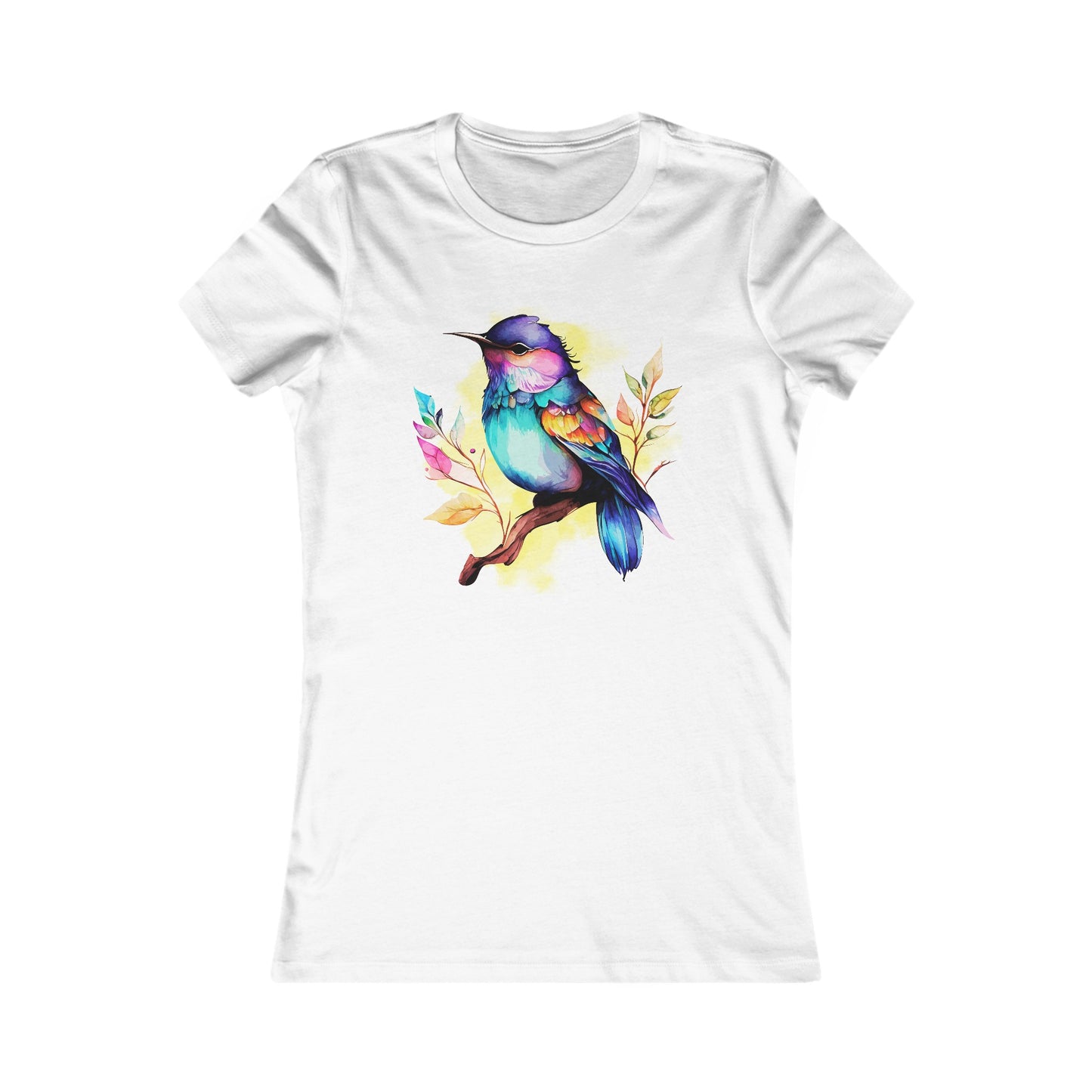 Beautiful Bird - Women's Tee - Bright and Colorful Design