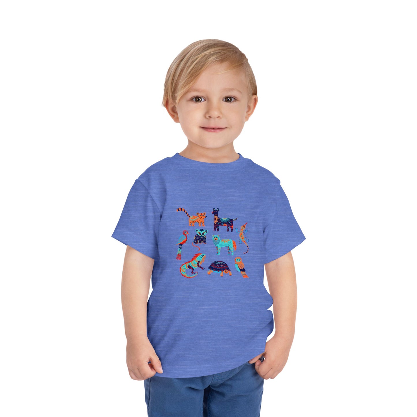 Animal Party - Toddler Short Sleeve Tee