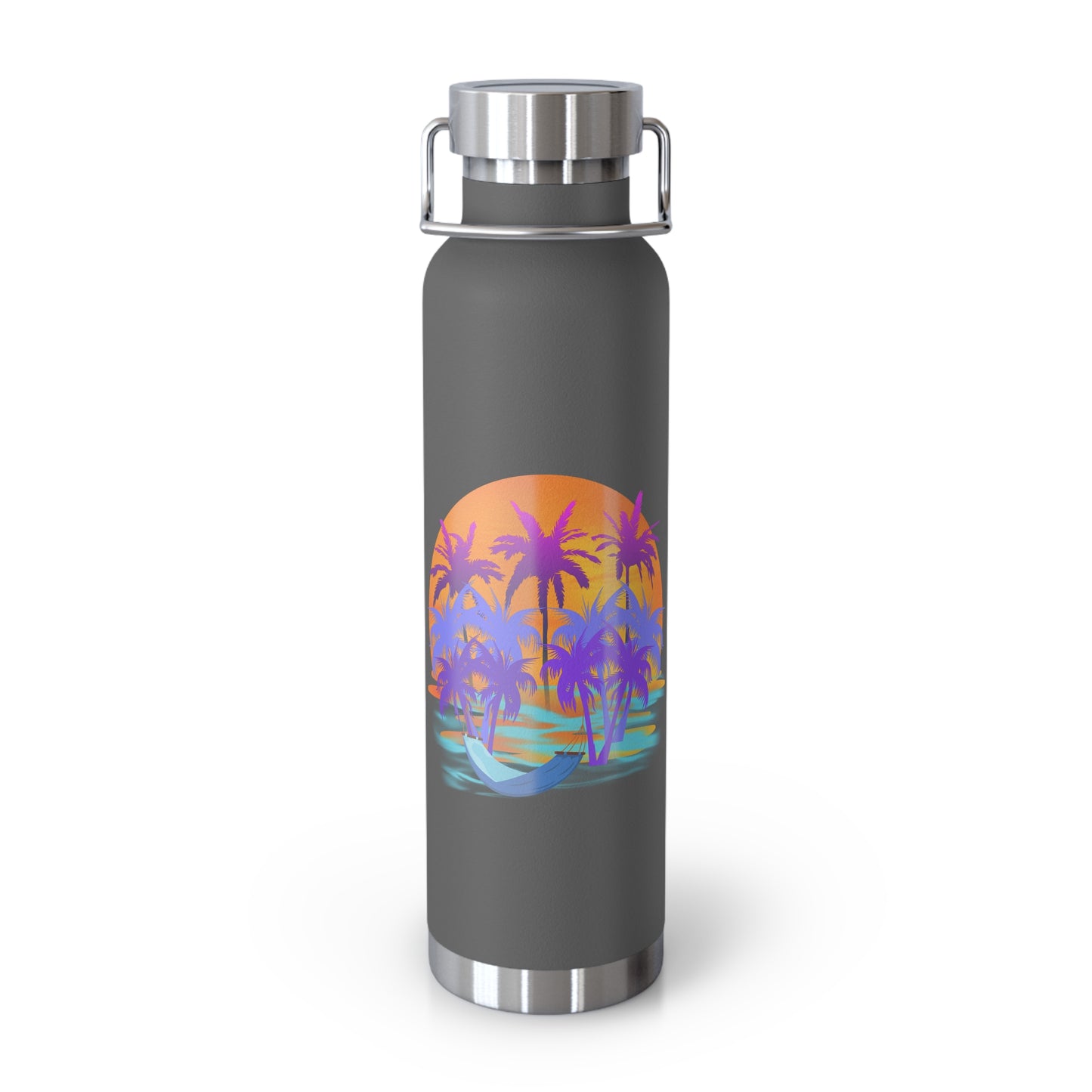 Tropical Paradise - Copper Vacuum Insulated Bottle, 22oz