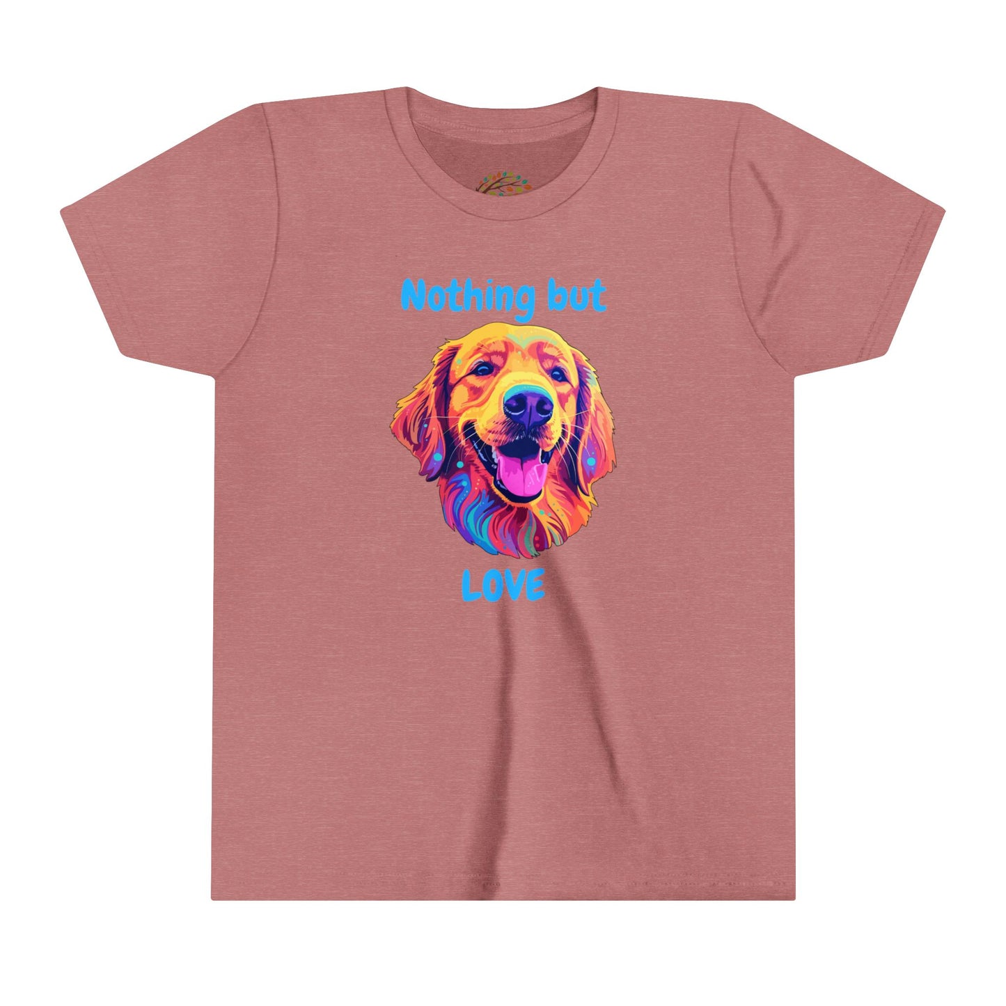 Nothin But Love - Youth Tee - Golden Retriever Design