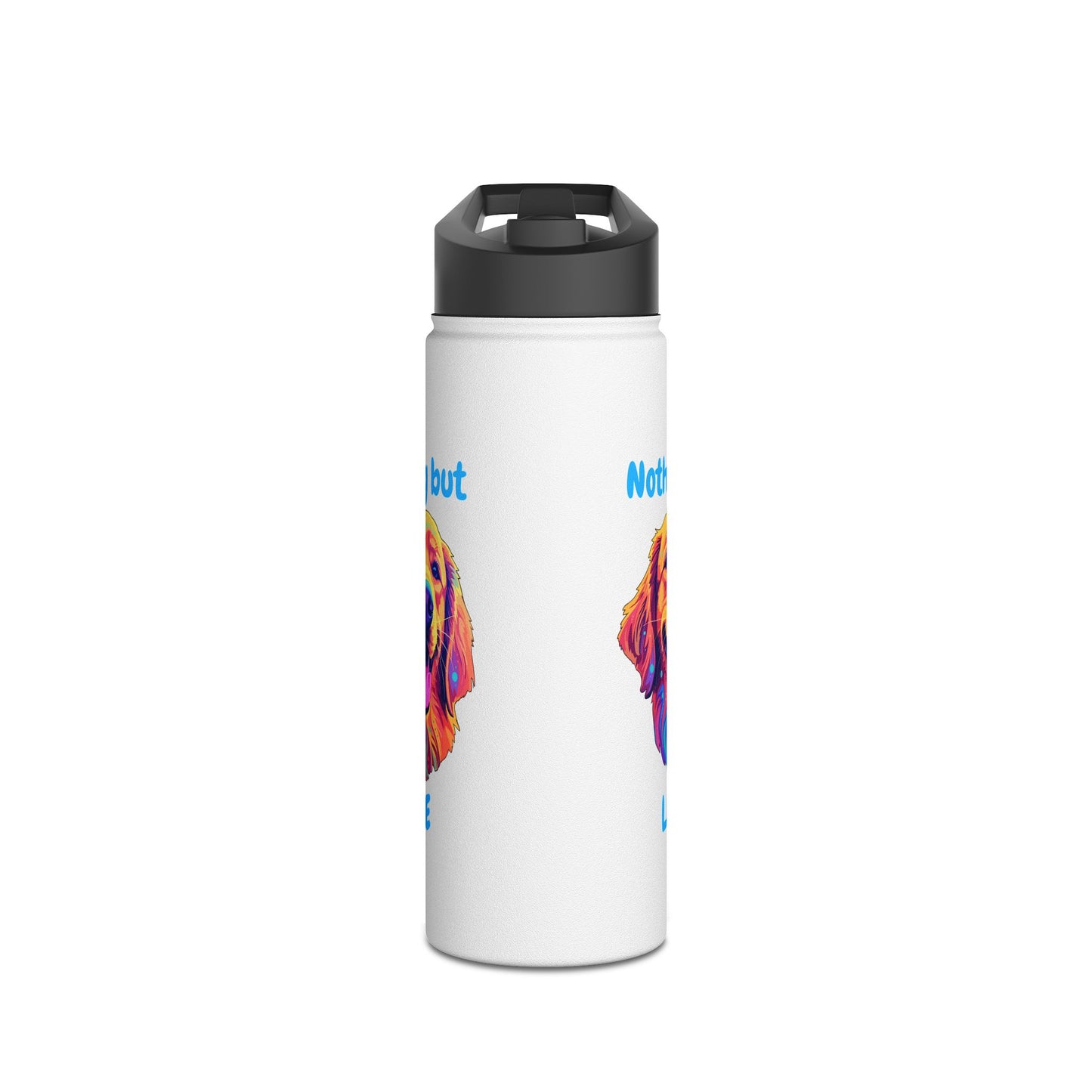 Nothing But Love - Stainless Steel Water Bottle, Standard Lid